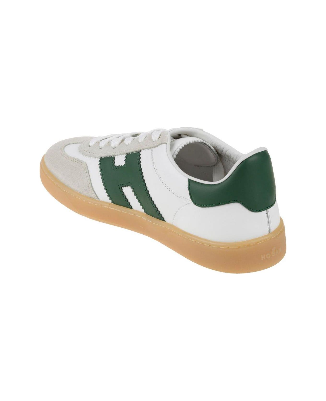 Hogan Cool Side H Patch Sneakers - R Bianco/verde スニーカー
