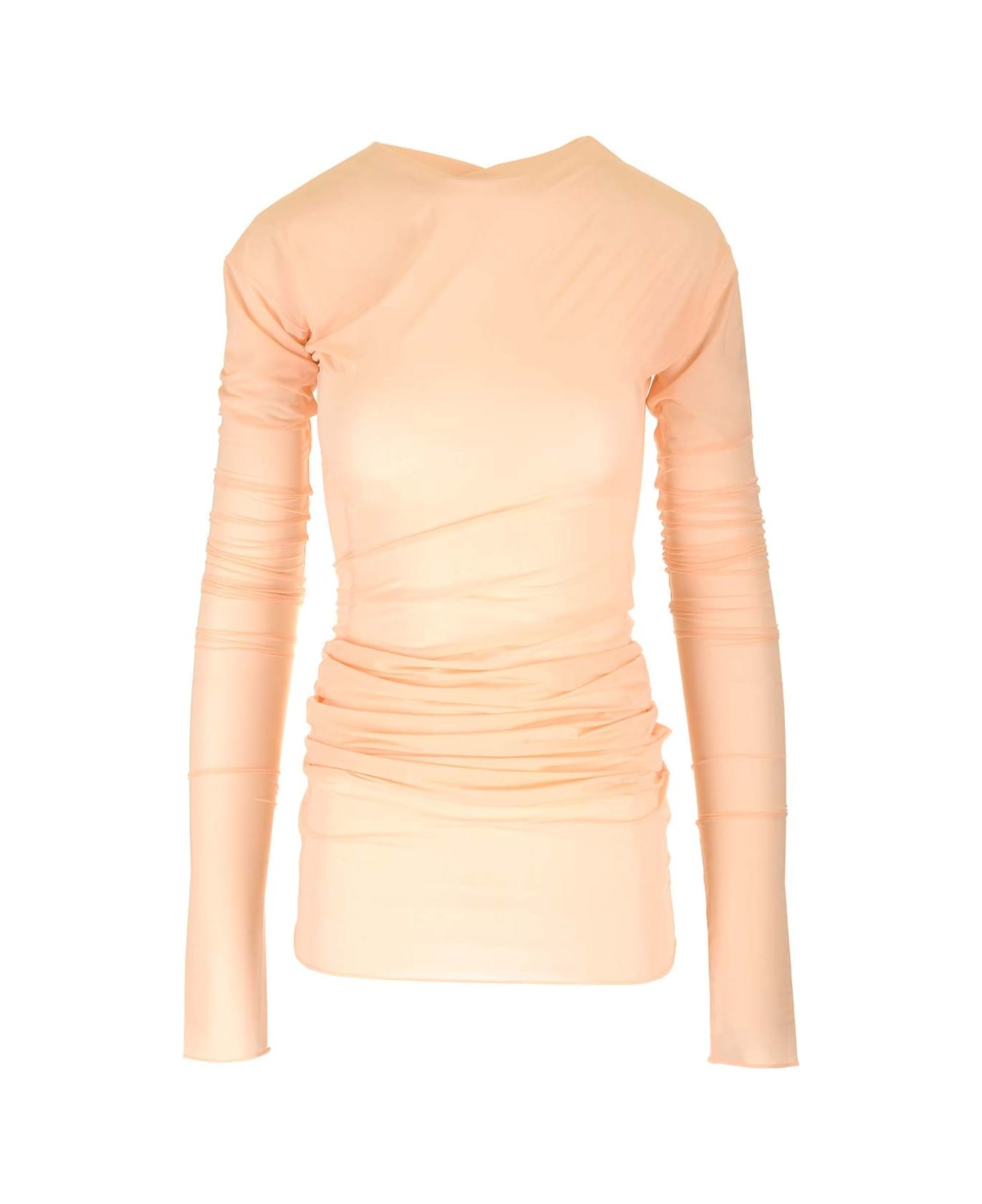 Dries Van Noten Jersey Crew Neck Top - Rose