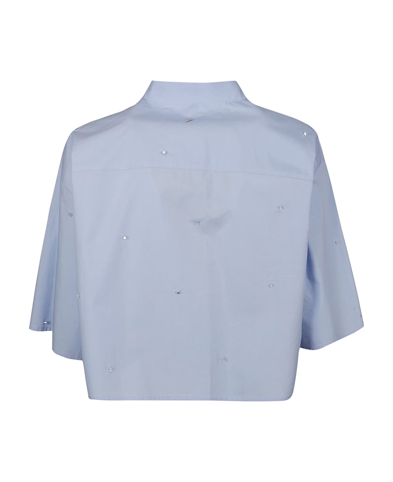 Dondup Cropped Shirt - Azure