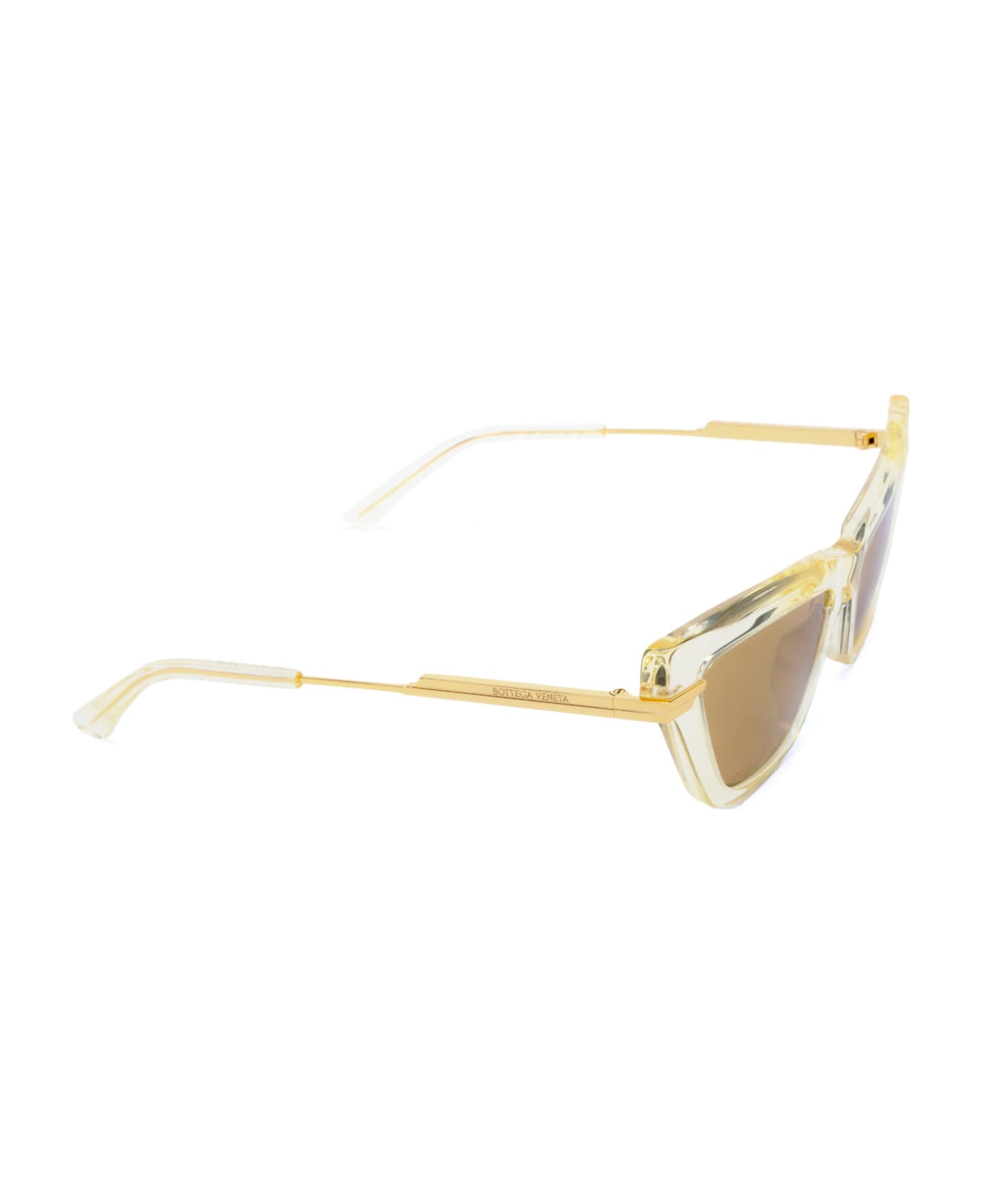 Bottega Veneta Eyewear Bv1241s Yellow Sunglasses - Yellow