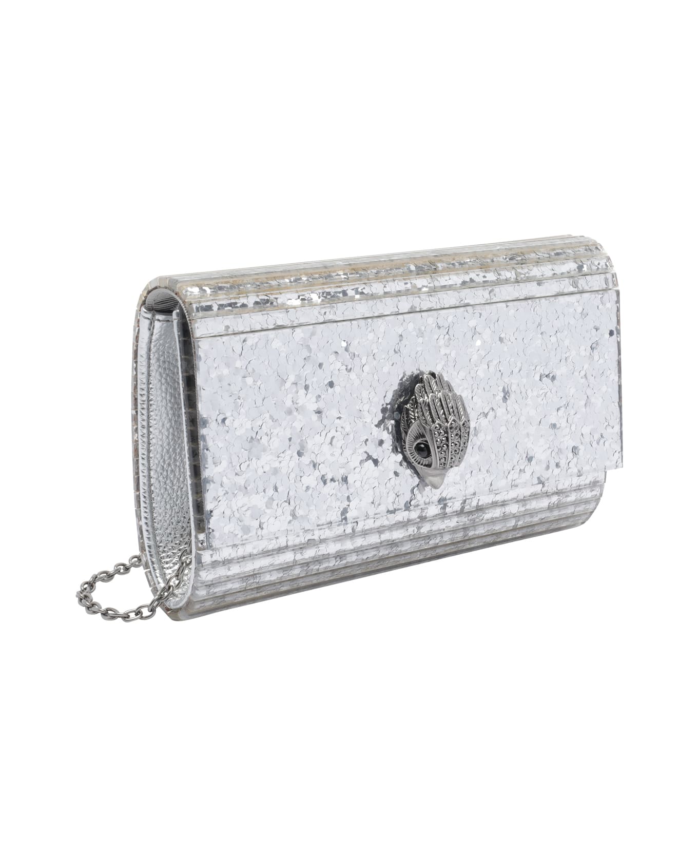 Kurt Geiger Party Eagle Clutch - Silver