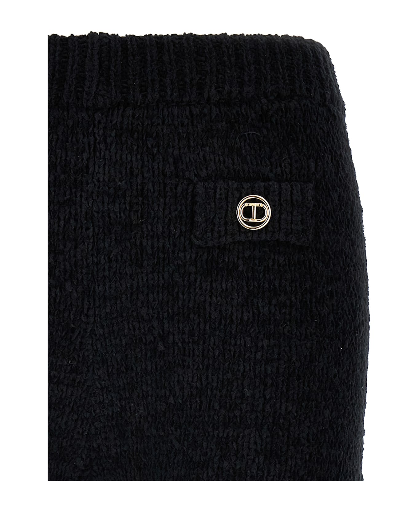 TwinSet 
oval T
 Shorts - Black  