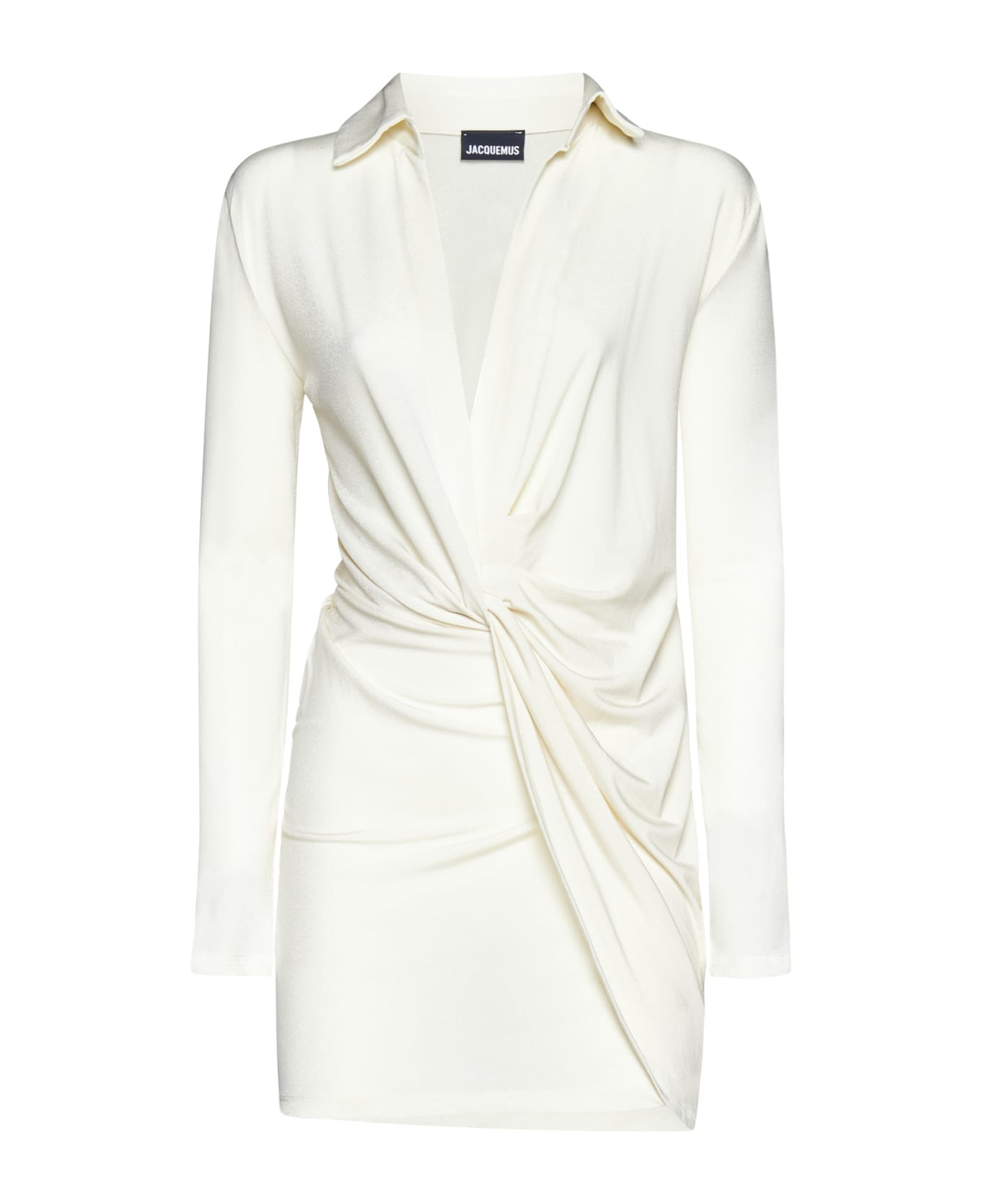 Jacquemus La Robe Bahia Jersey Dress - Off white