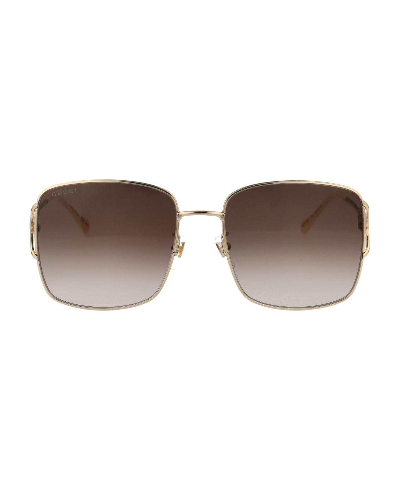 Gucci Eyewear Gg1018sk Sunglasses - 003 GOLD GOLD BROWN