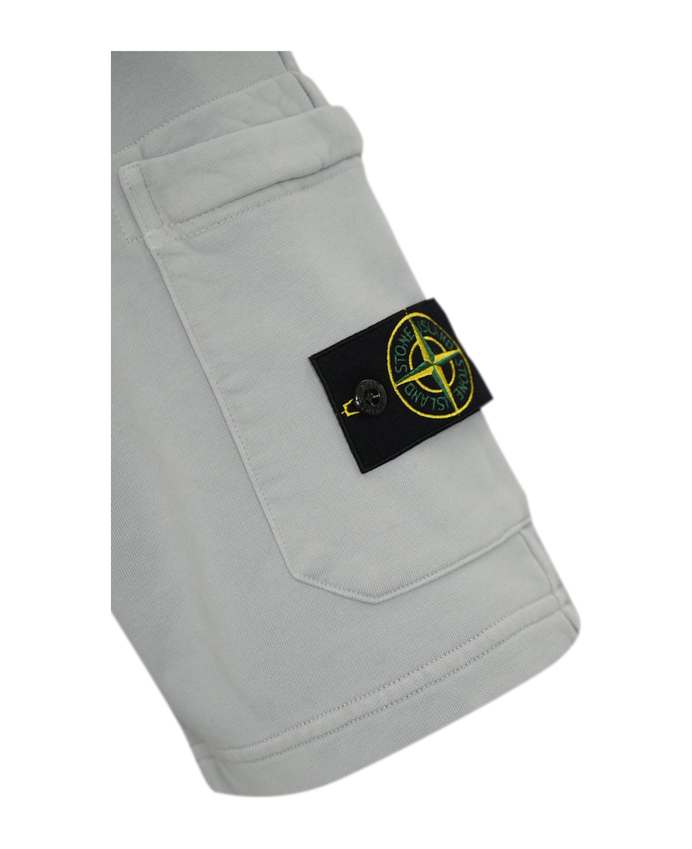 Stone Island Bermuda Shorts 6200012 In Cotton - Grigio