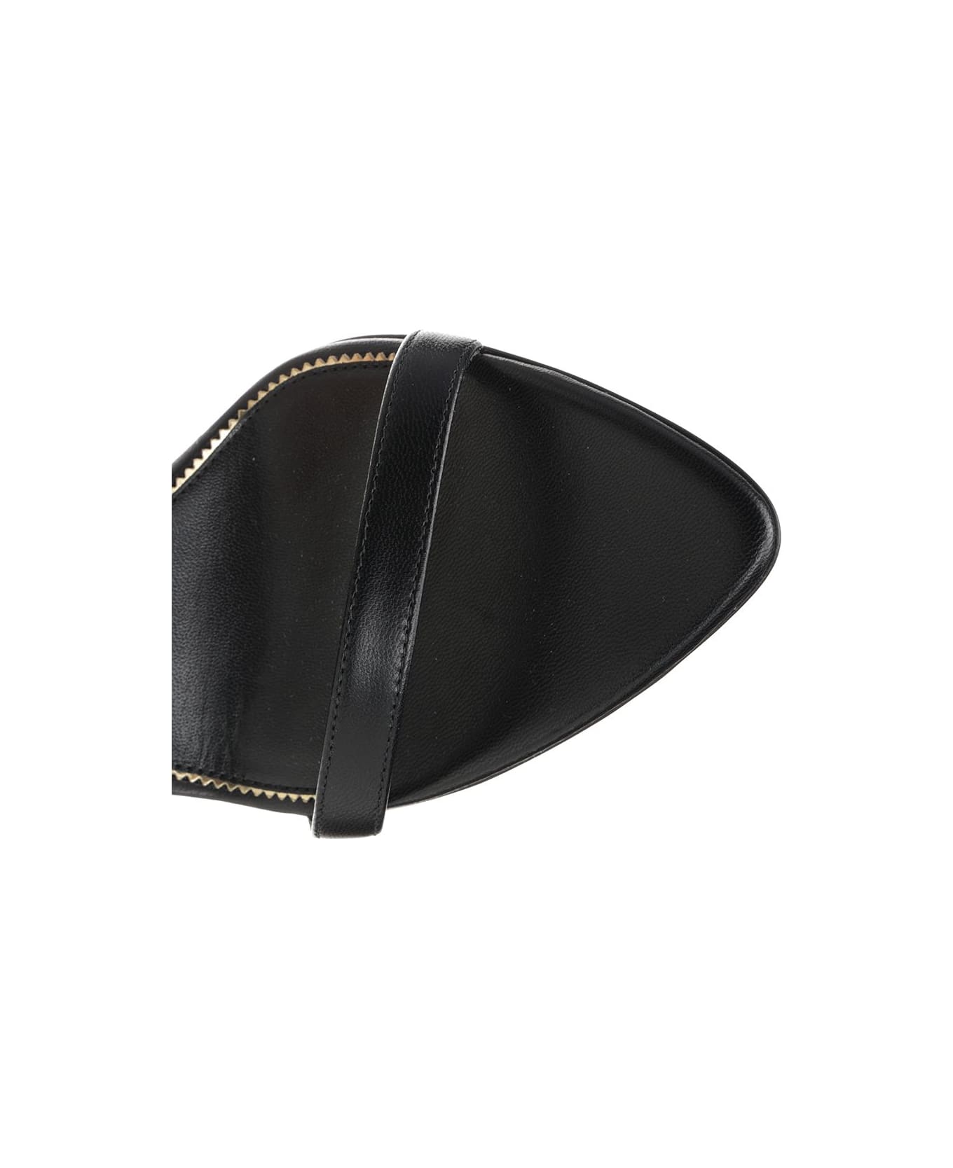 Tom Ford Black Pointed Sandal - Black