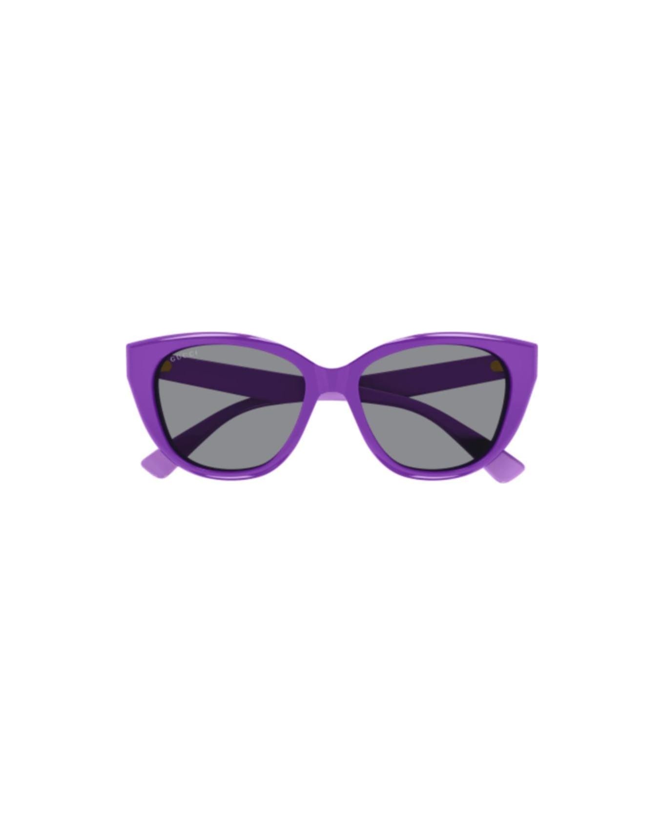 Gucci Eyewear Cat-eye Frame Sunglasses - 004 violet violet grey