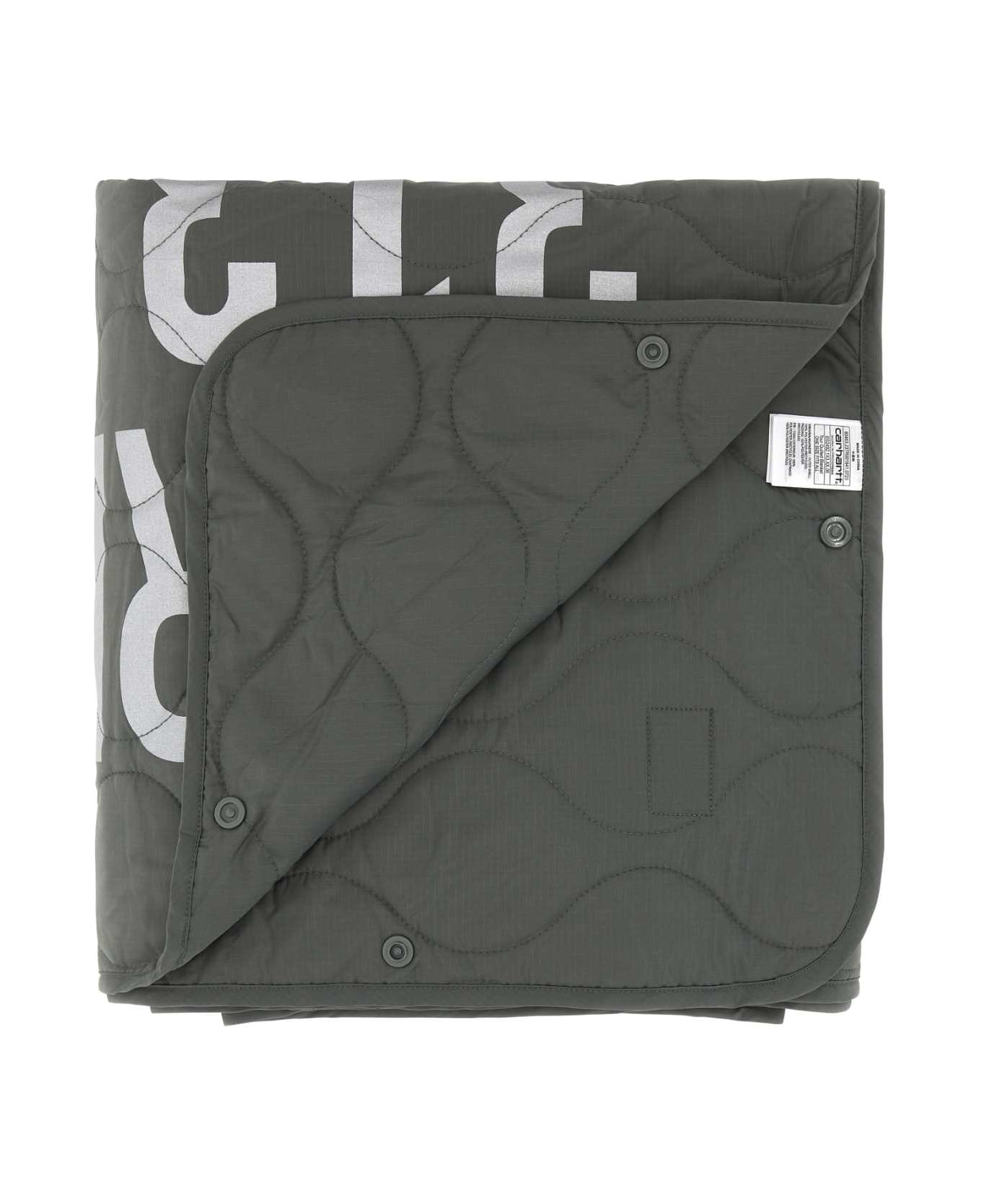 Carhartt Graphite Polyester Tour Quilted Blanket - SMOKEGREENREFLECTIVE