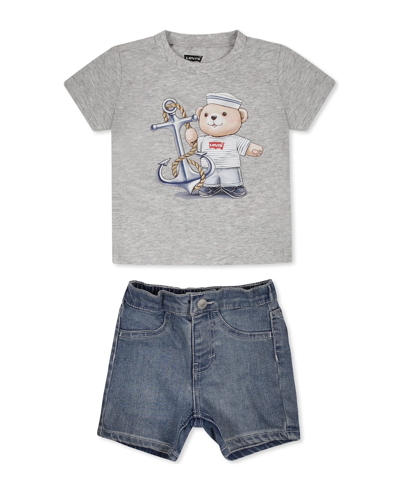 Levi
s Multicolor Suit For Baby Boy With Bear - Multicolor