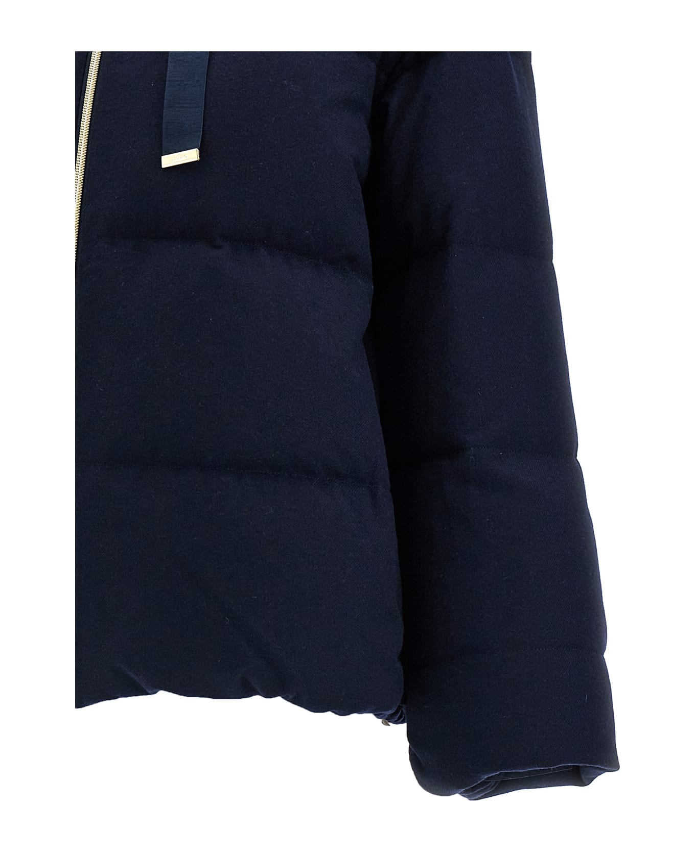 Herno 'ultralight' Hooded Down Jacket - Blue