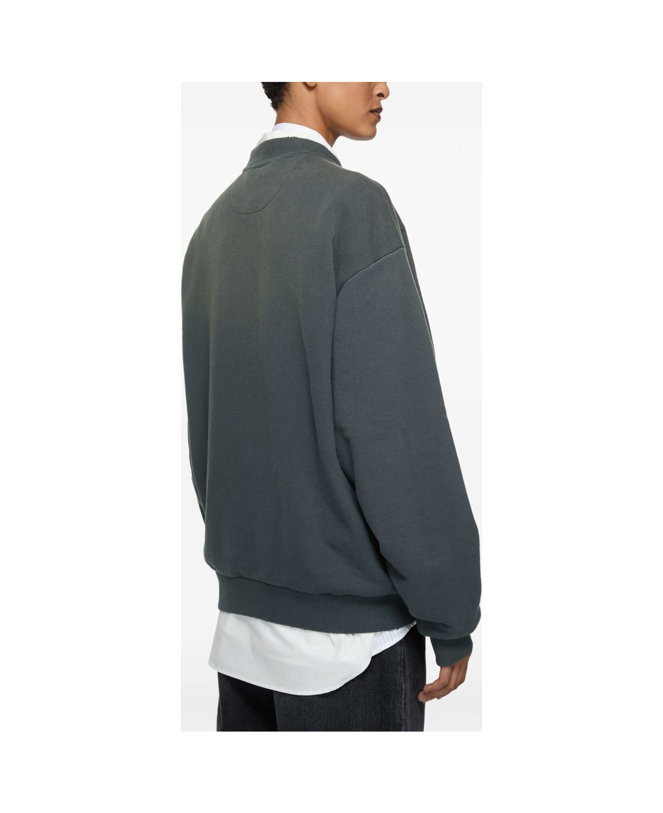 Acne Studios Logo Cotton Sweatshirt - Black