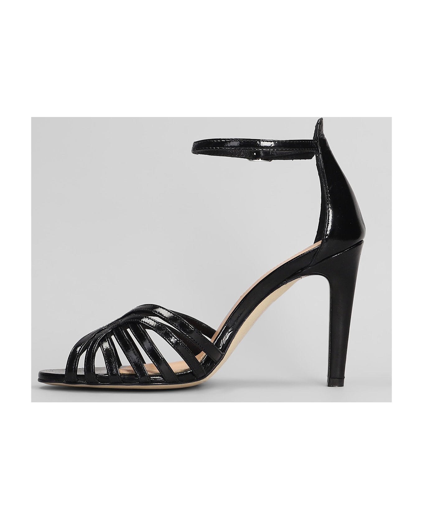 The Seller Sandals In Black Leather - black