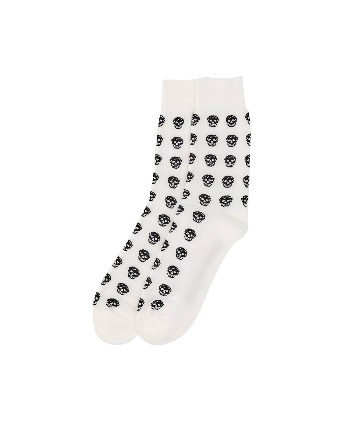 Alexander McQueen Skull Socks - WHITE