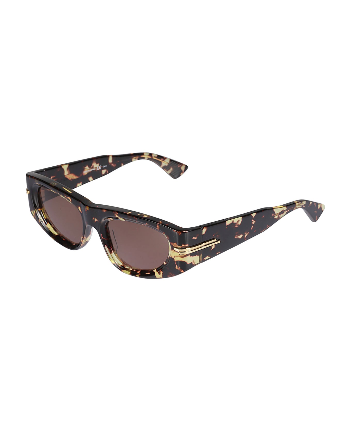 Bottega Veneta Eyewear Geometric Cat-eye Sunglasses - HAVANA-HAVANA-BROWN