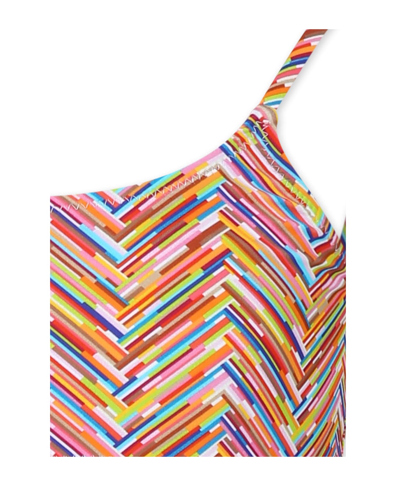 Missoni Multicolor Bikini For Girl With Motif Chevron - Multicolor