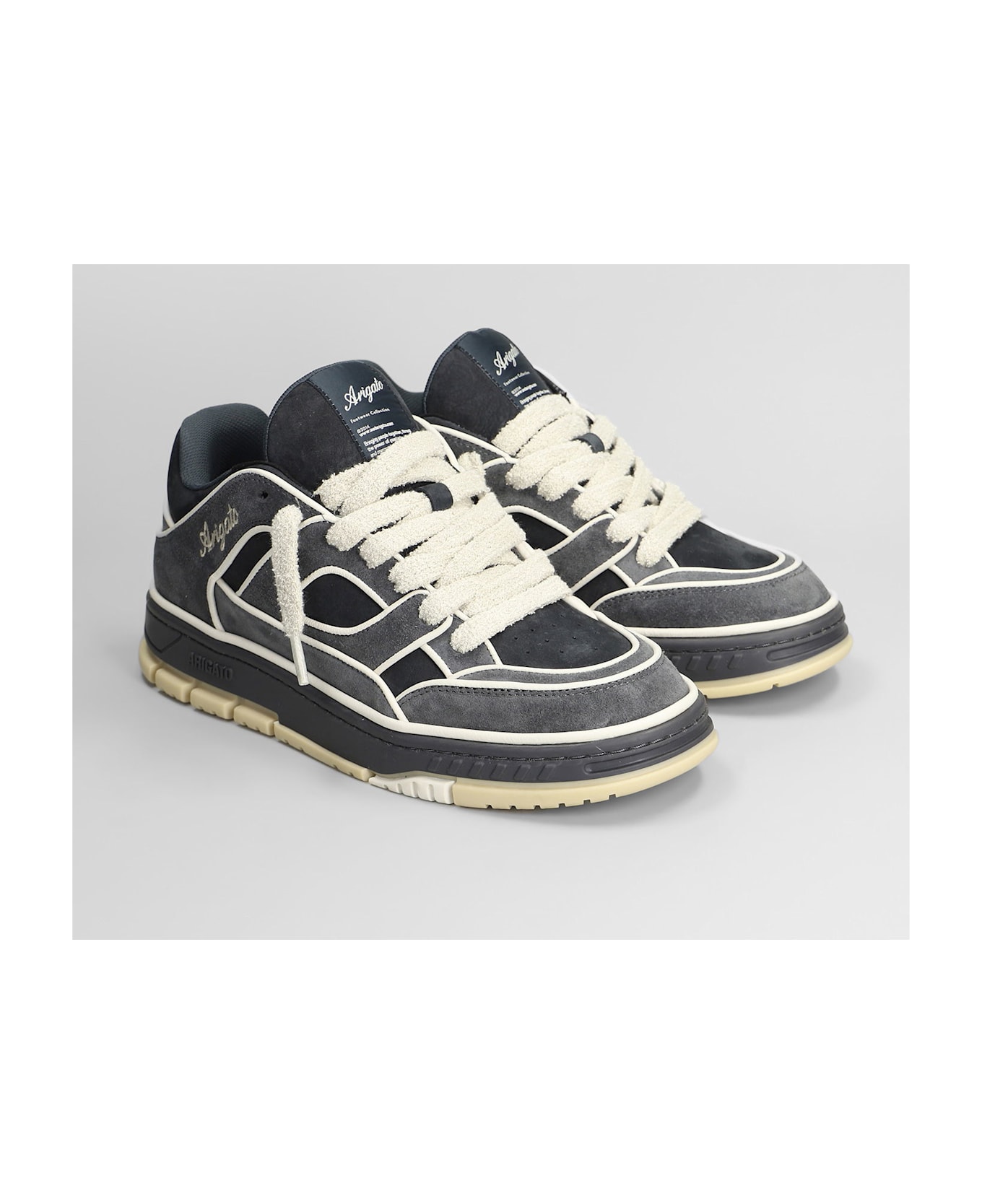 Axel Arigato Area Lo Sneaker Sneakers In Black Suede - black