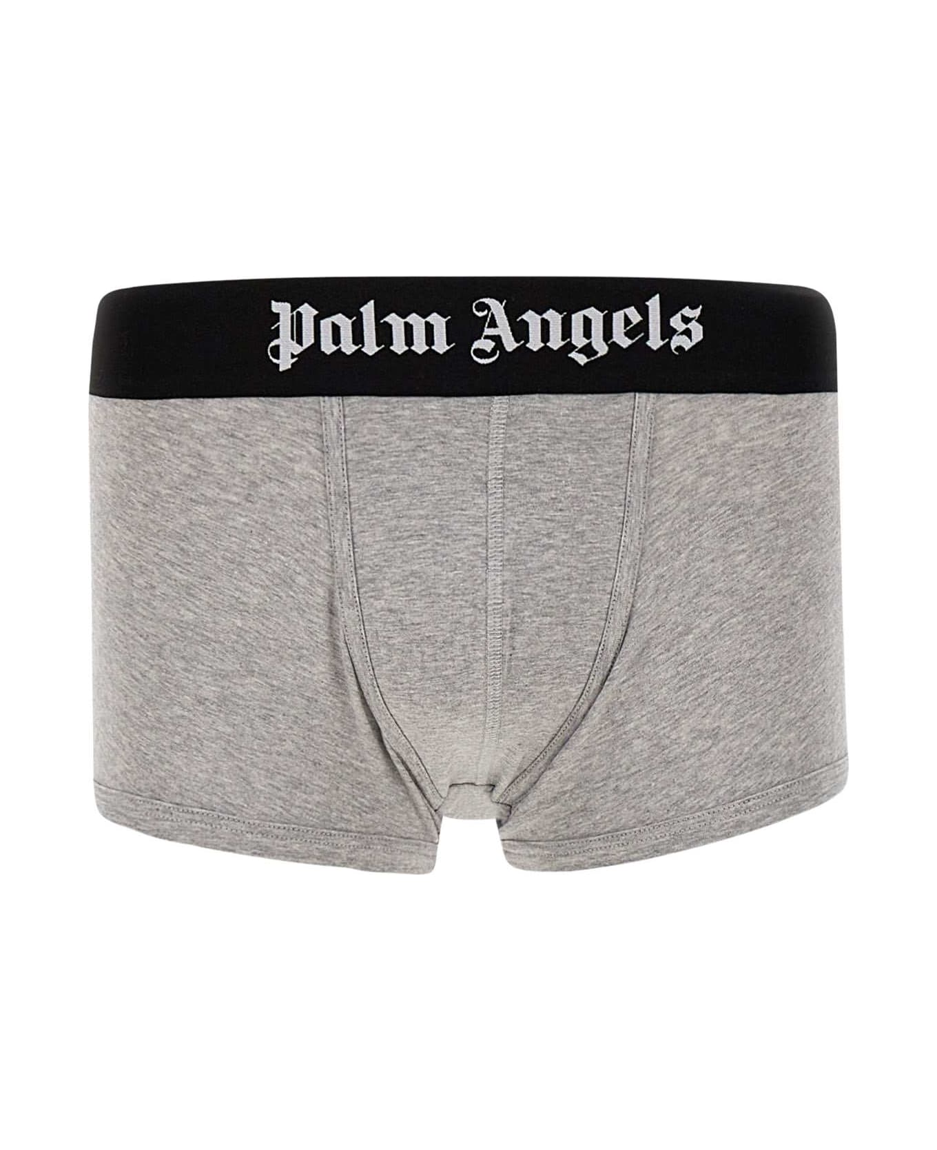 Palm Angels 'trunk' Cotton Boxer Shorts - Multicolor