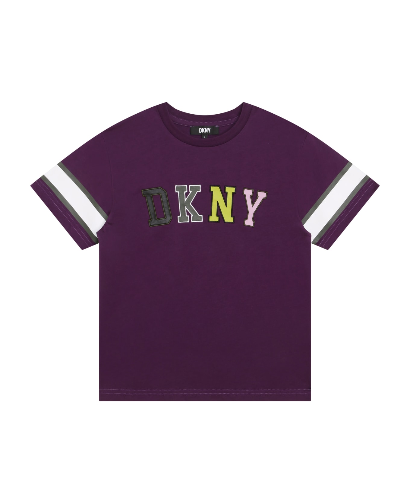 DKNY Logo T-shirt - Violet