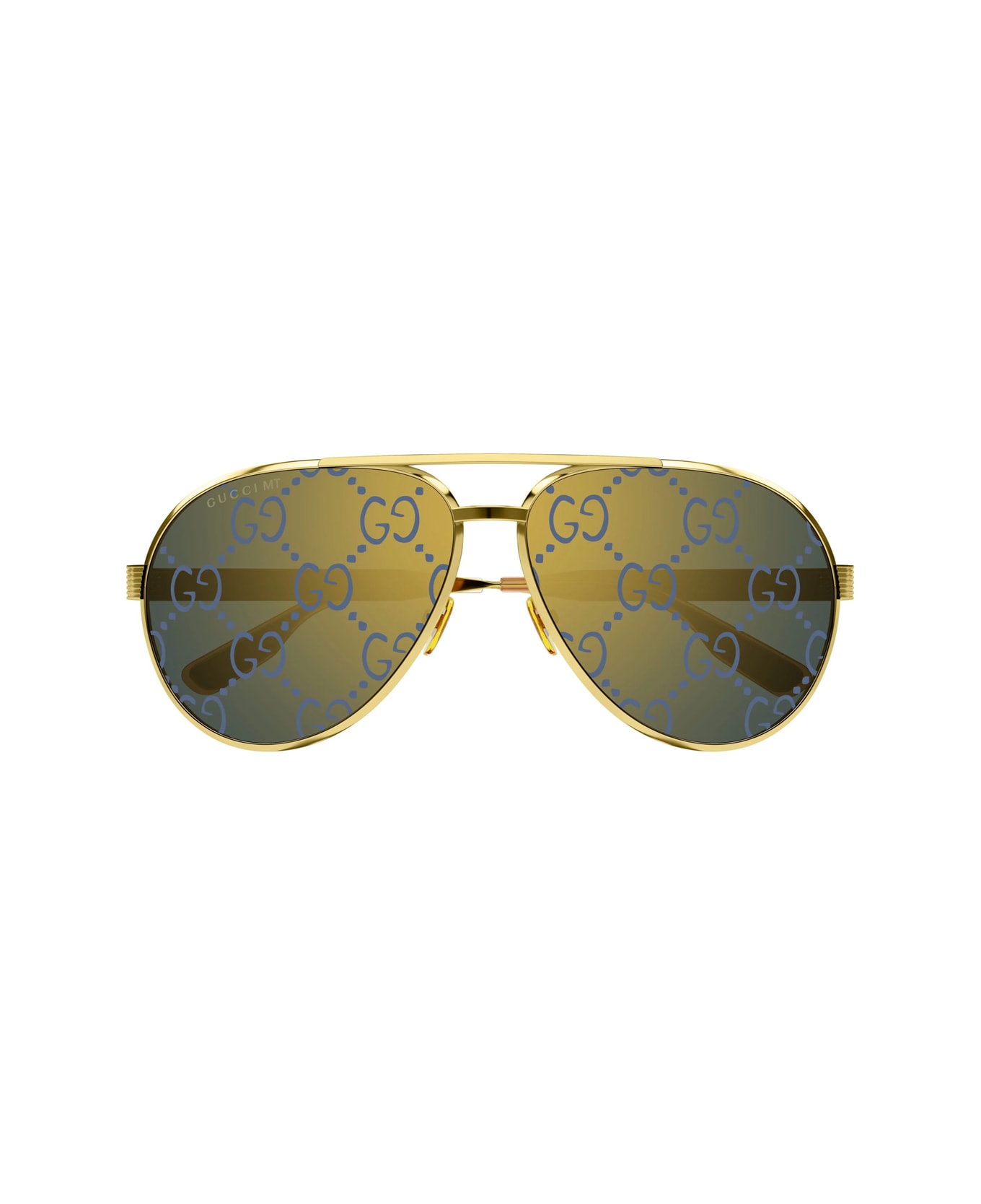 Gucci Eyewear Gucci Gg1513s Linea Lettering 005 Sunglasses look - Oro