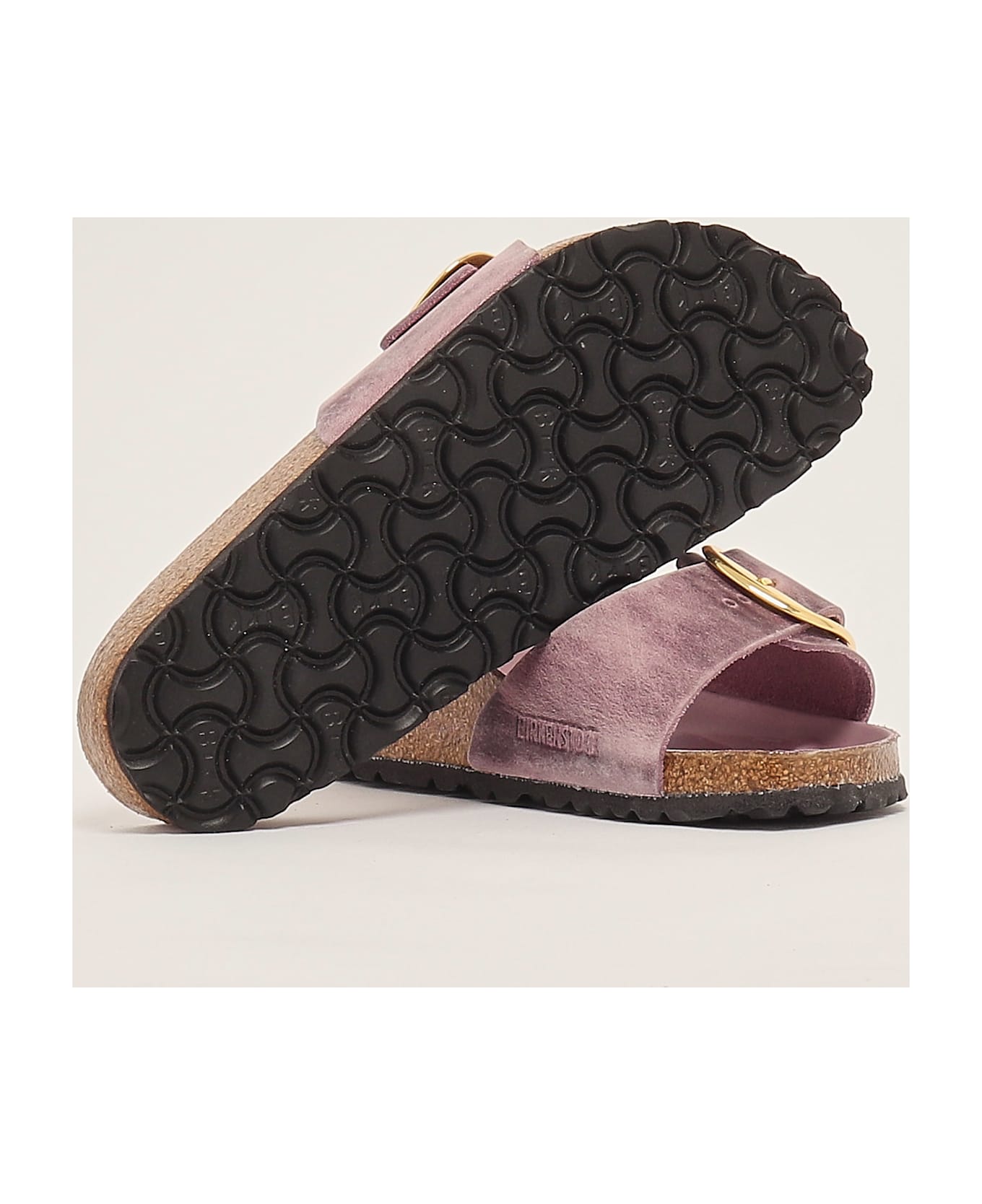 Birkenstock Madrid Big Buckle Oiled Leather Sandal - LAVANDA