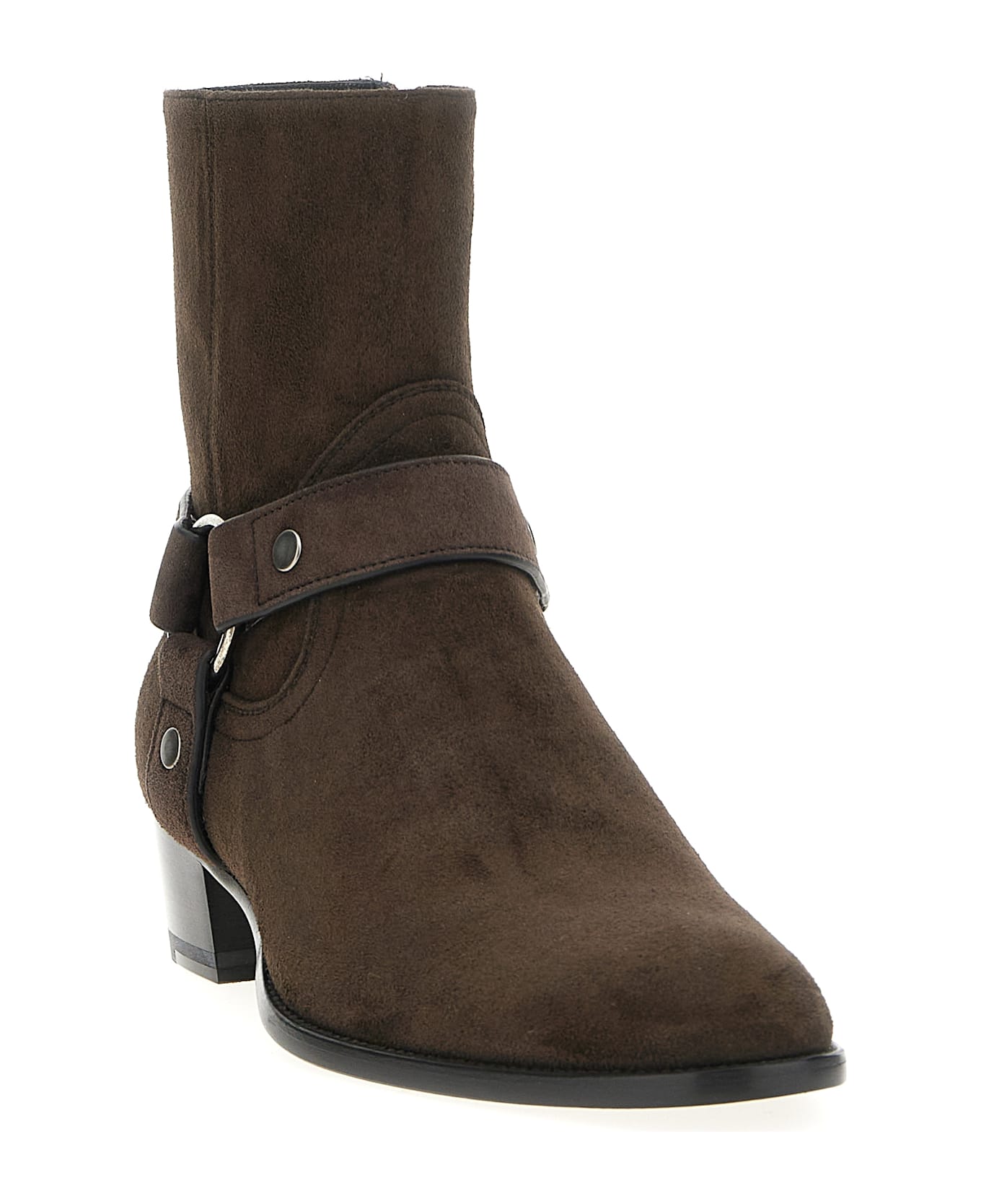 Saint Laurent 
wyatt
 Ankle Boots - Brown