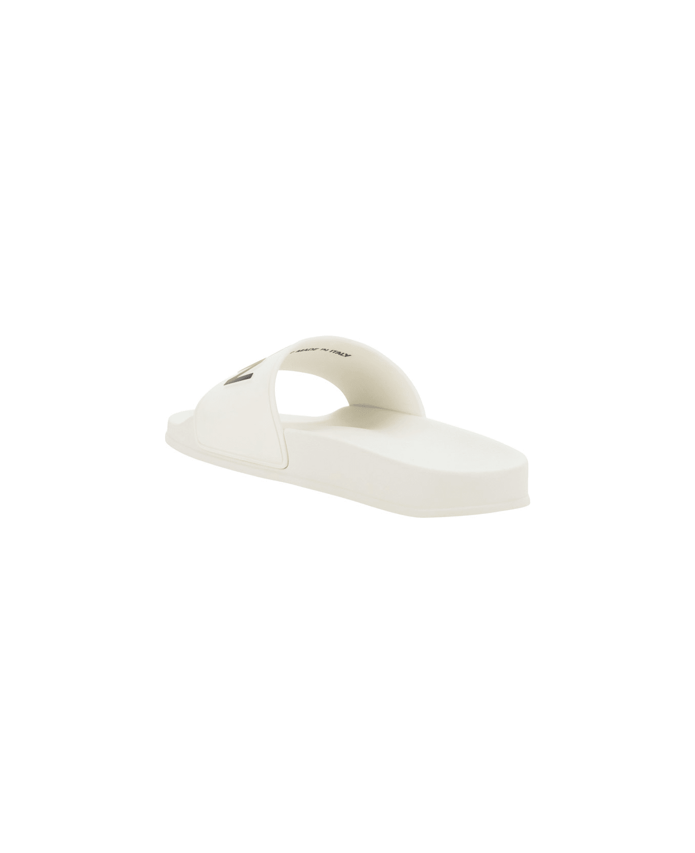 Dsquared2 Slide Sandals Icon - WHITE