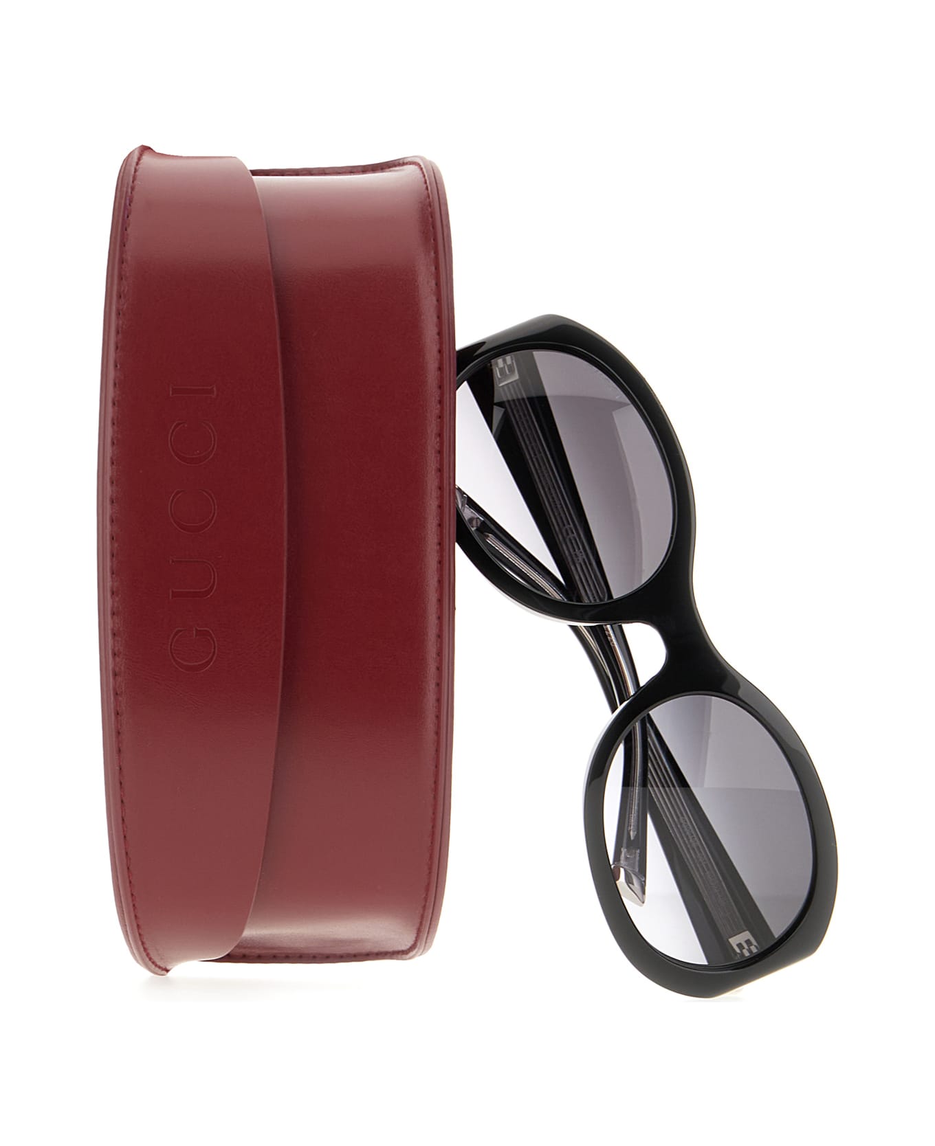 Gucci Black Acetate Sunglasses - Nero