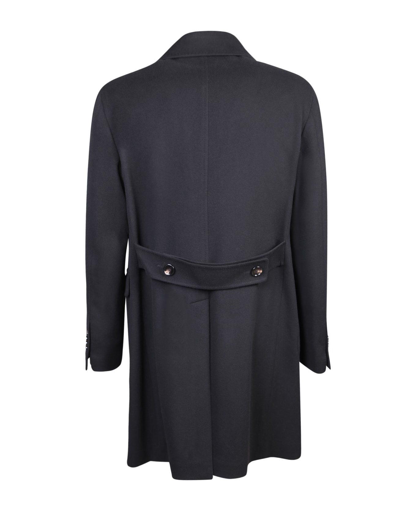 Tagliatore Double-breasted Black Coat - Black コート