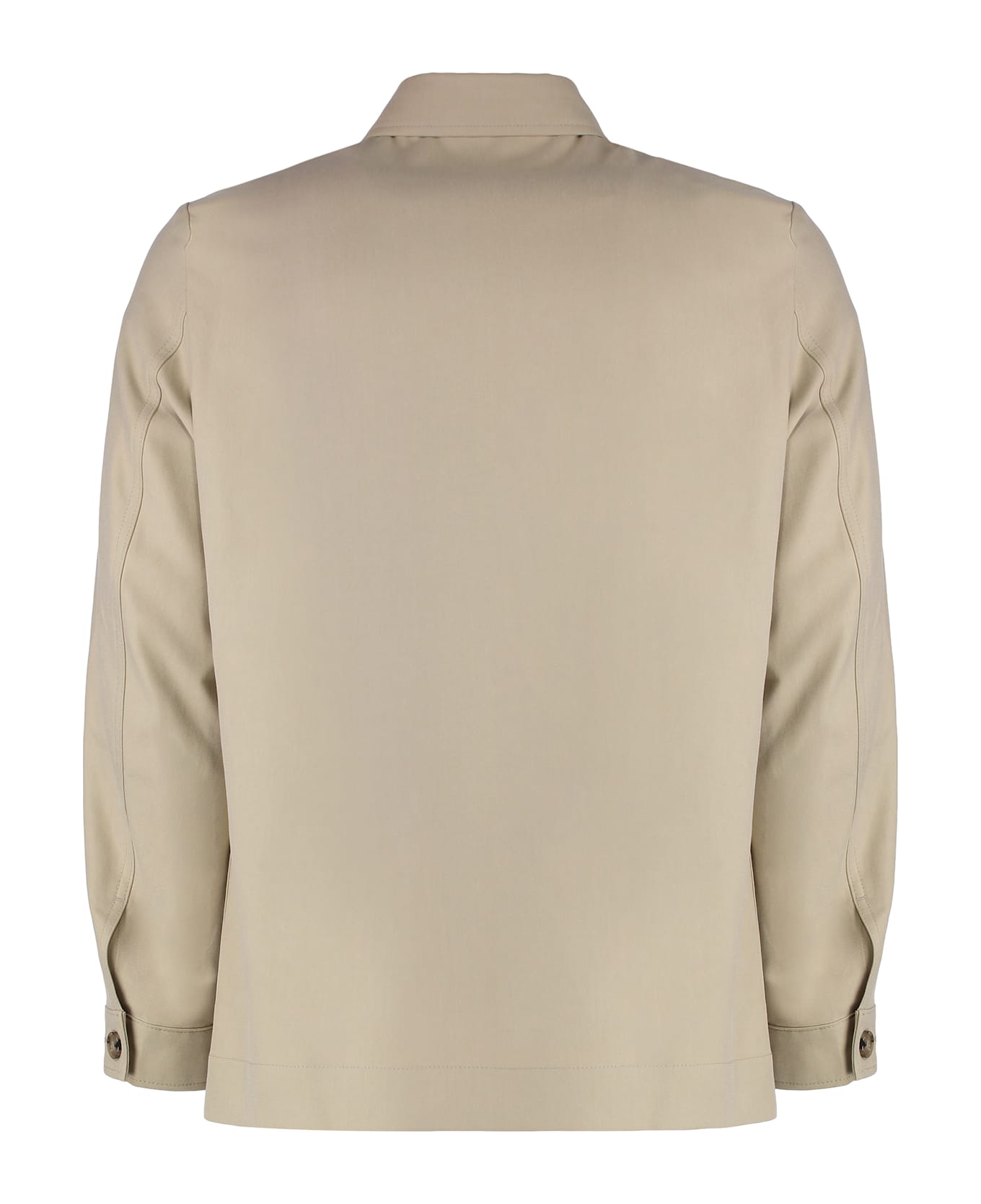 Hugo Boss Overshirt With Buttons - Beige
