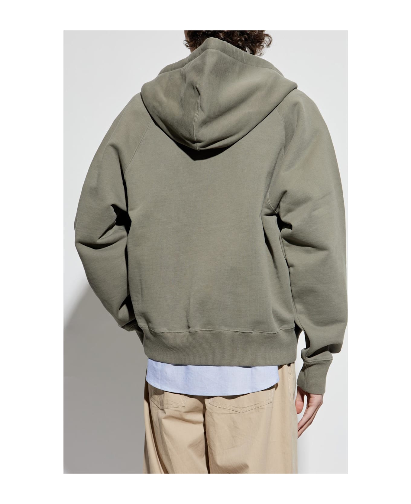 Ami Alexandre Mattiussi Sweatshirt With Logo - GREEN