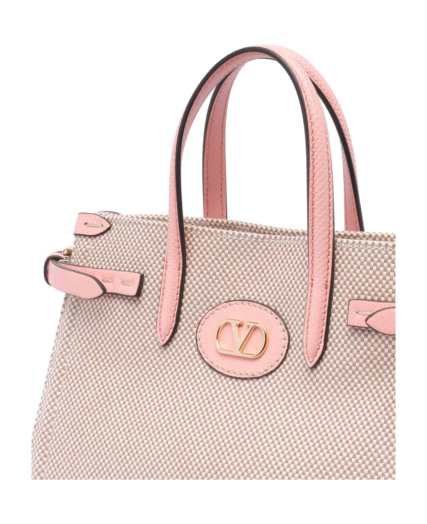 Valentino Garavani Small Antibes Tote Bag - Beige