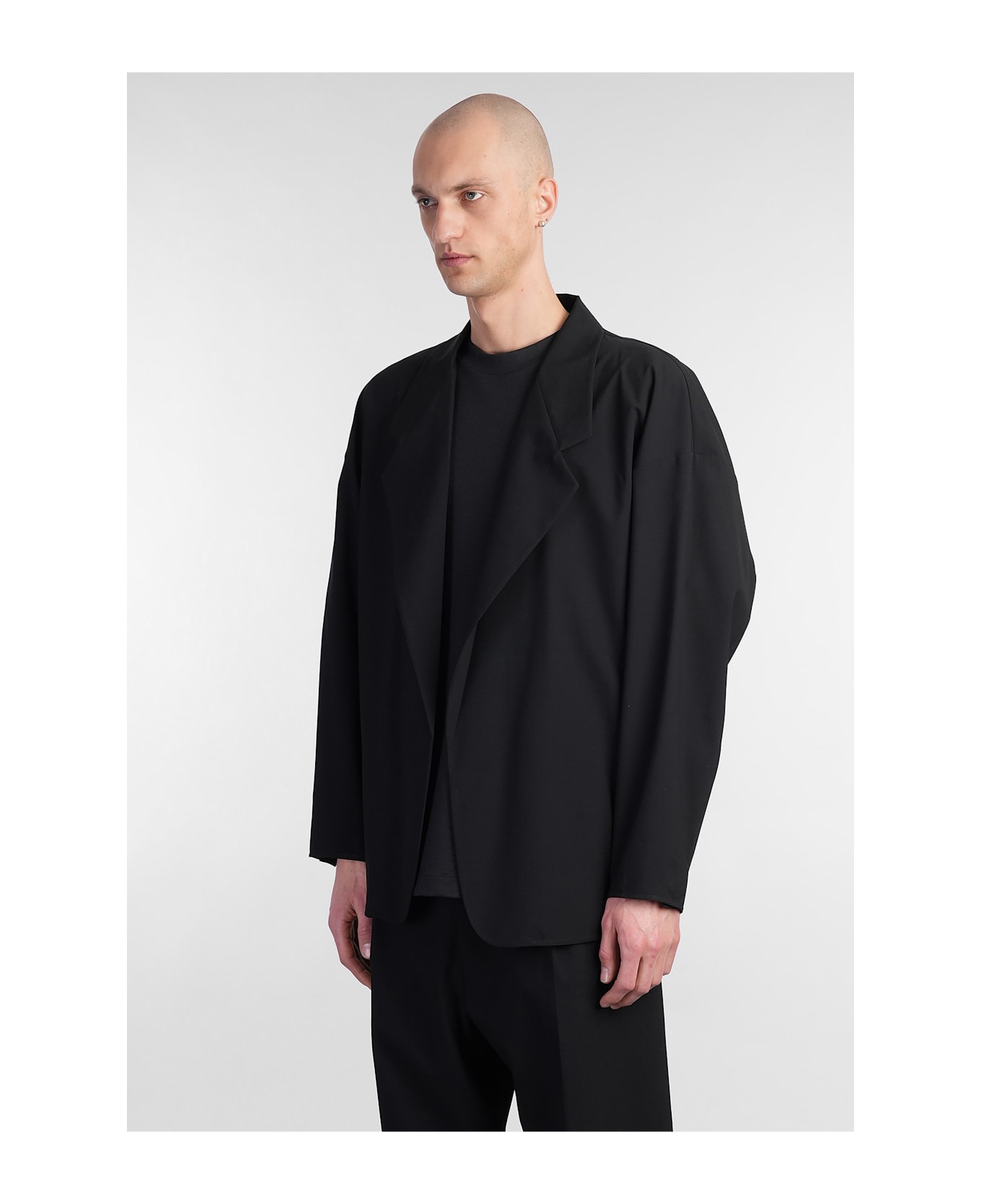 Fear of God California Blazer In Black Cotton - black