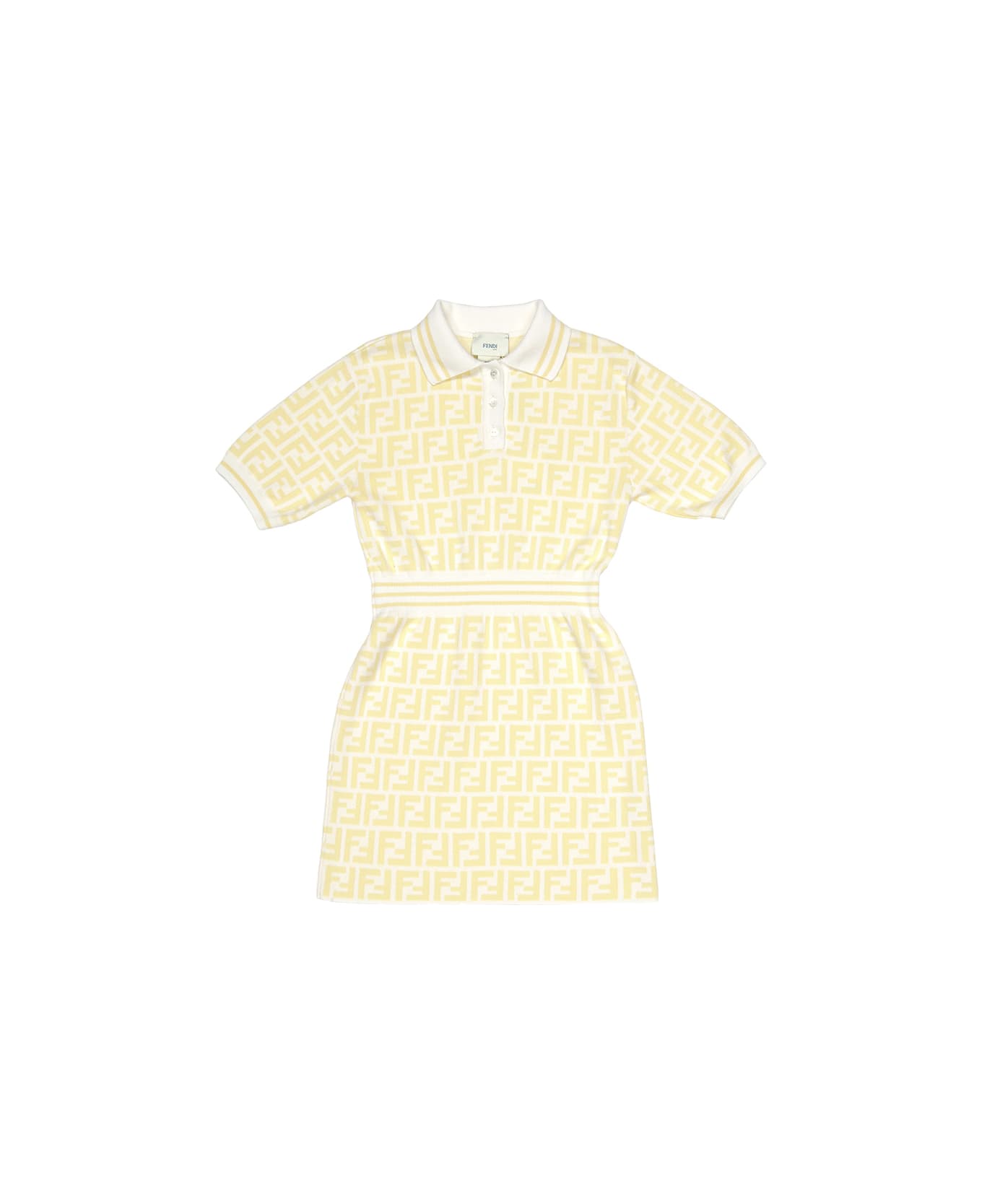 Fendi Yellow Monogram Dress - Yellow ジャンプスーツ