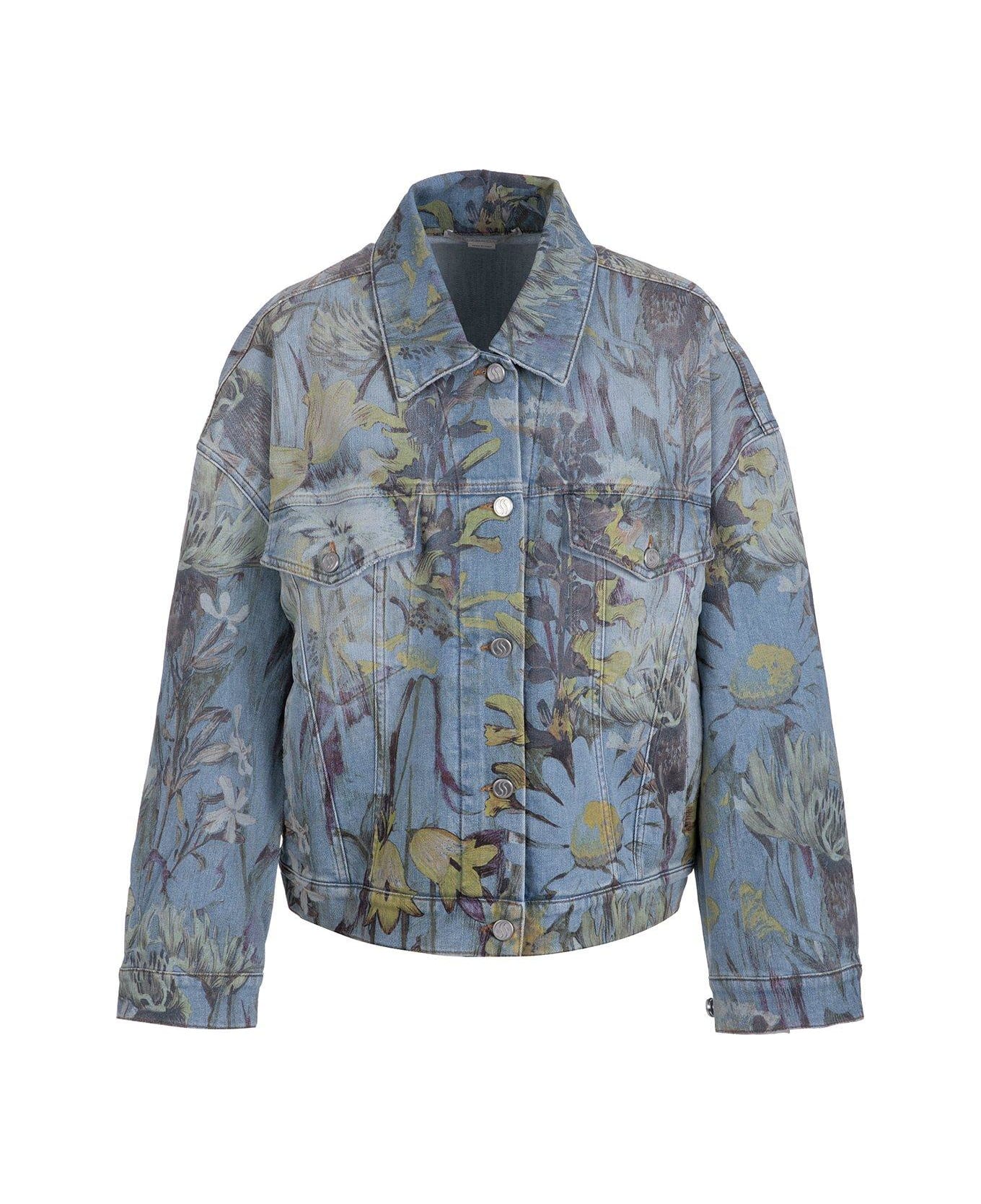 Stella McCartney Rewild Flora Printed Oversized Jacket