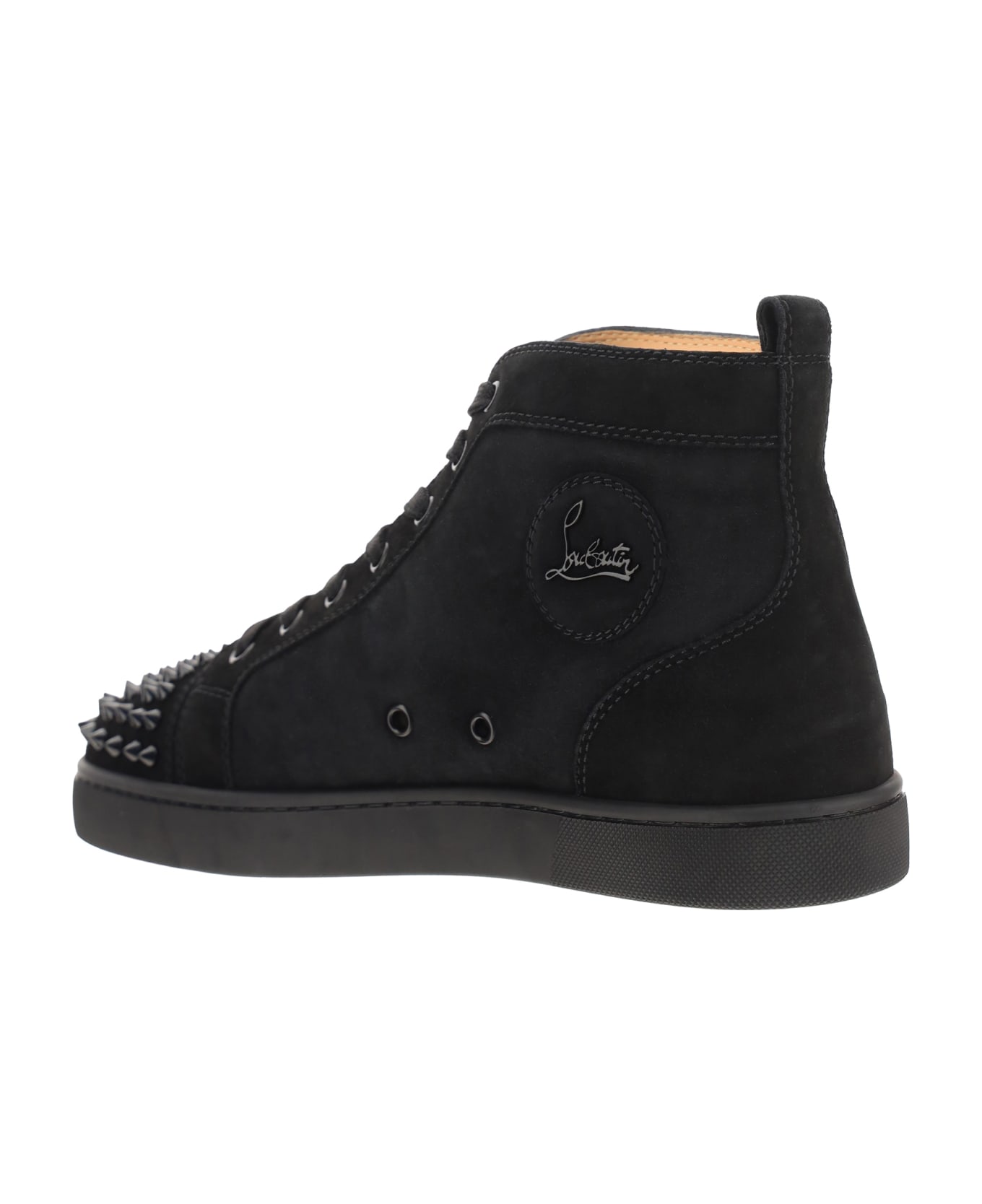 Christian Louboutin Lou Spikes Sneakers - Black/black/bk