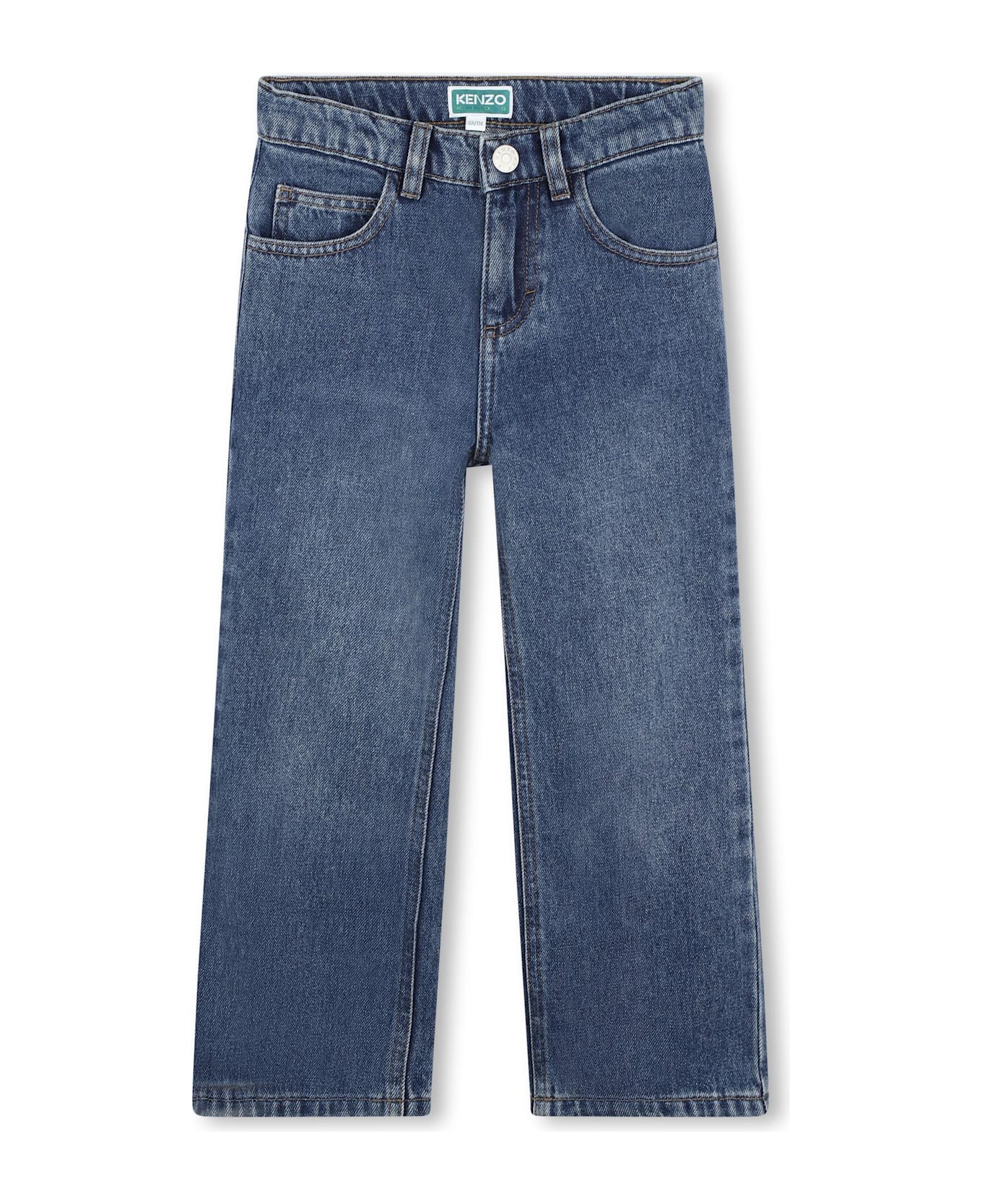 Kenzo Kids Jeans With Application - Blue