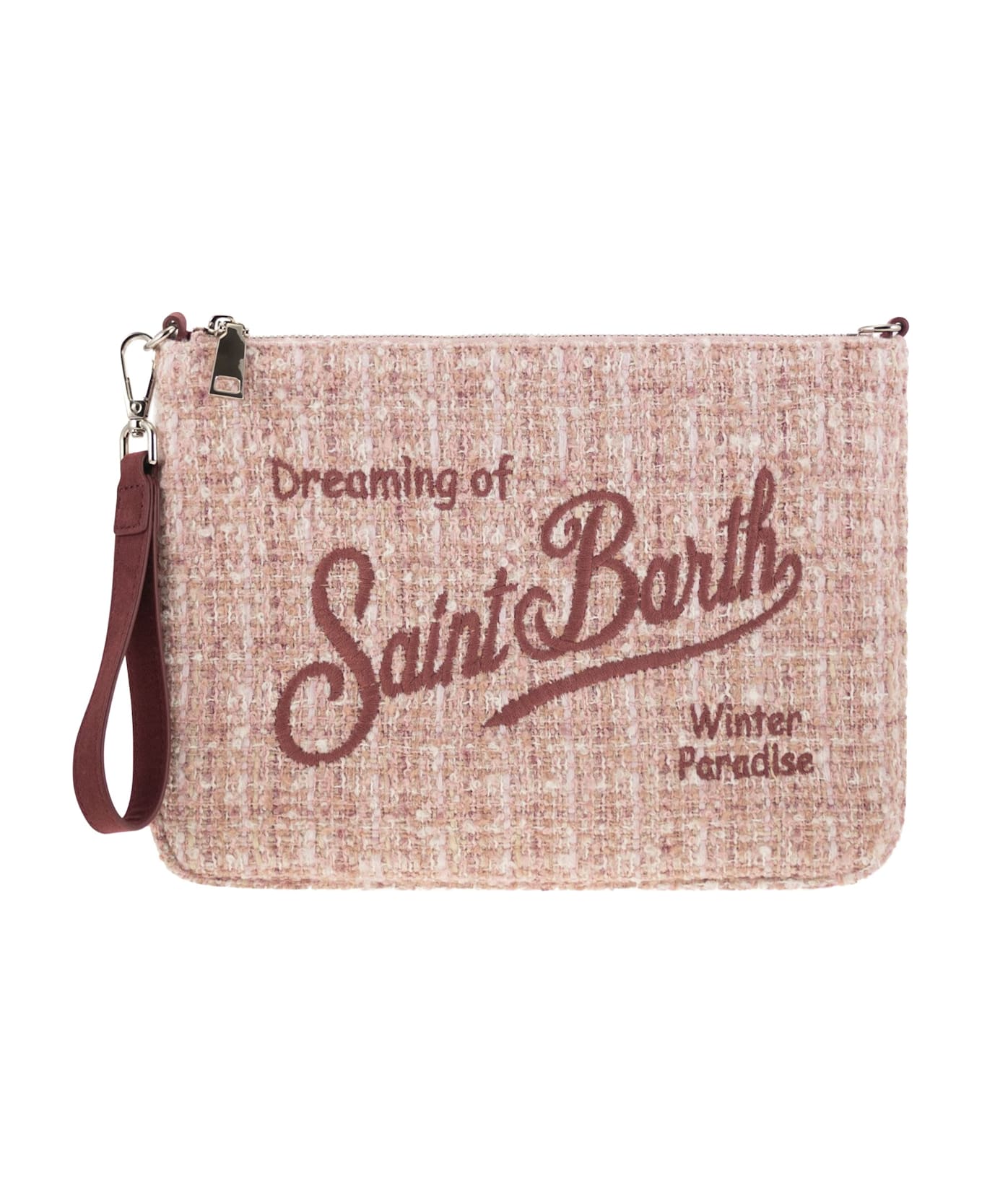 MC2 Saint Barth Pochette Bag With Shoulder Strap - Pink