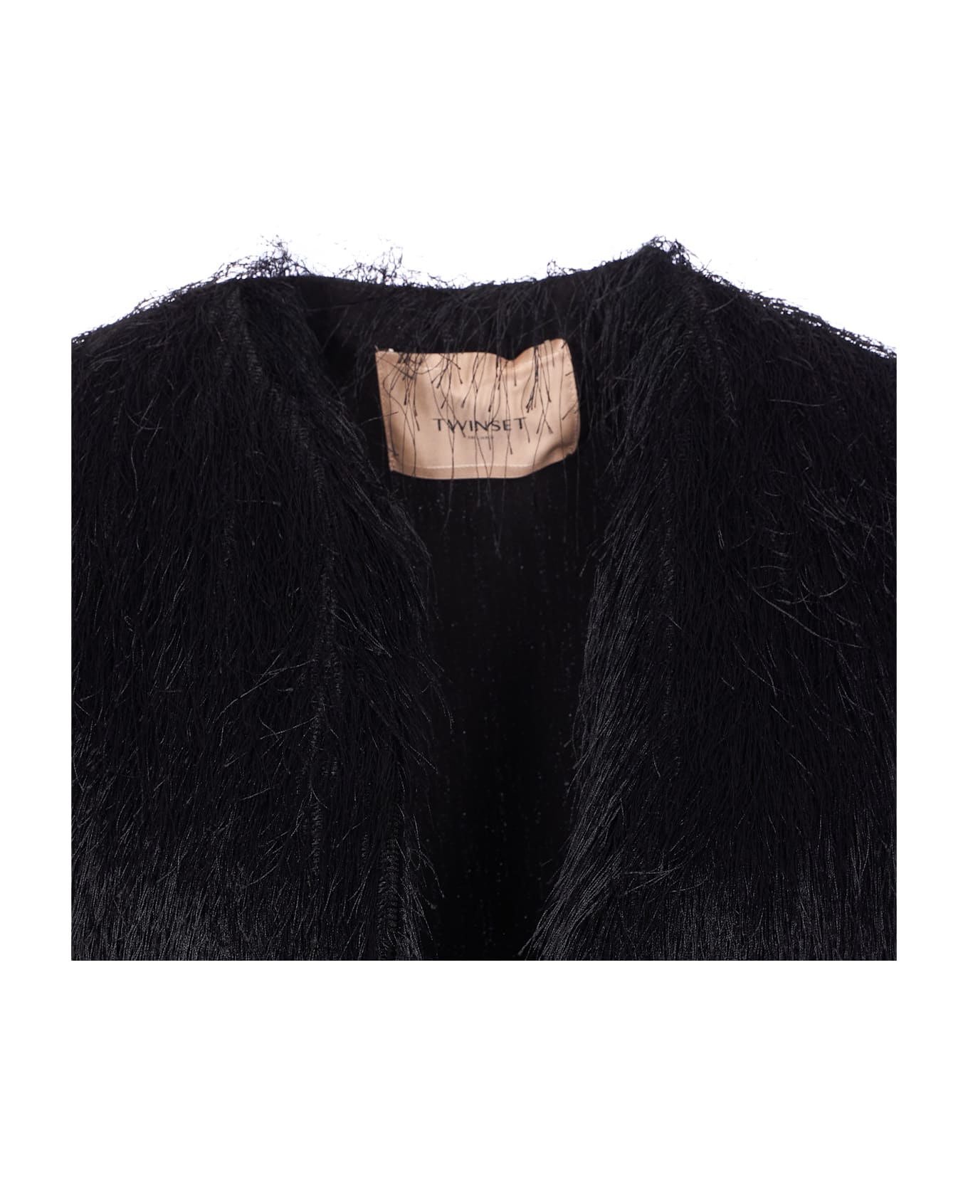 TwinSet Cropped Jacket - Black