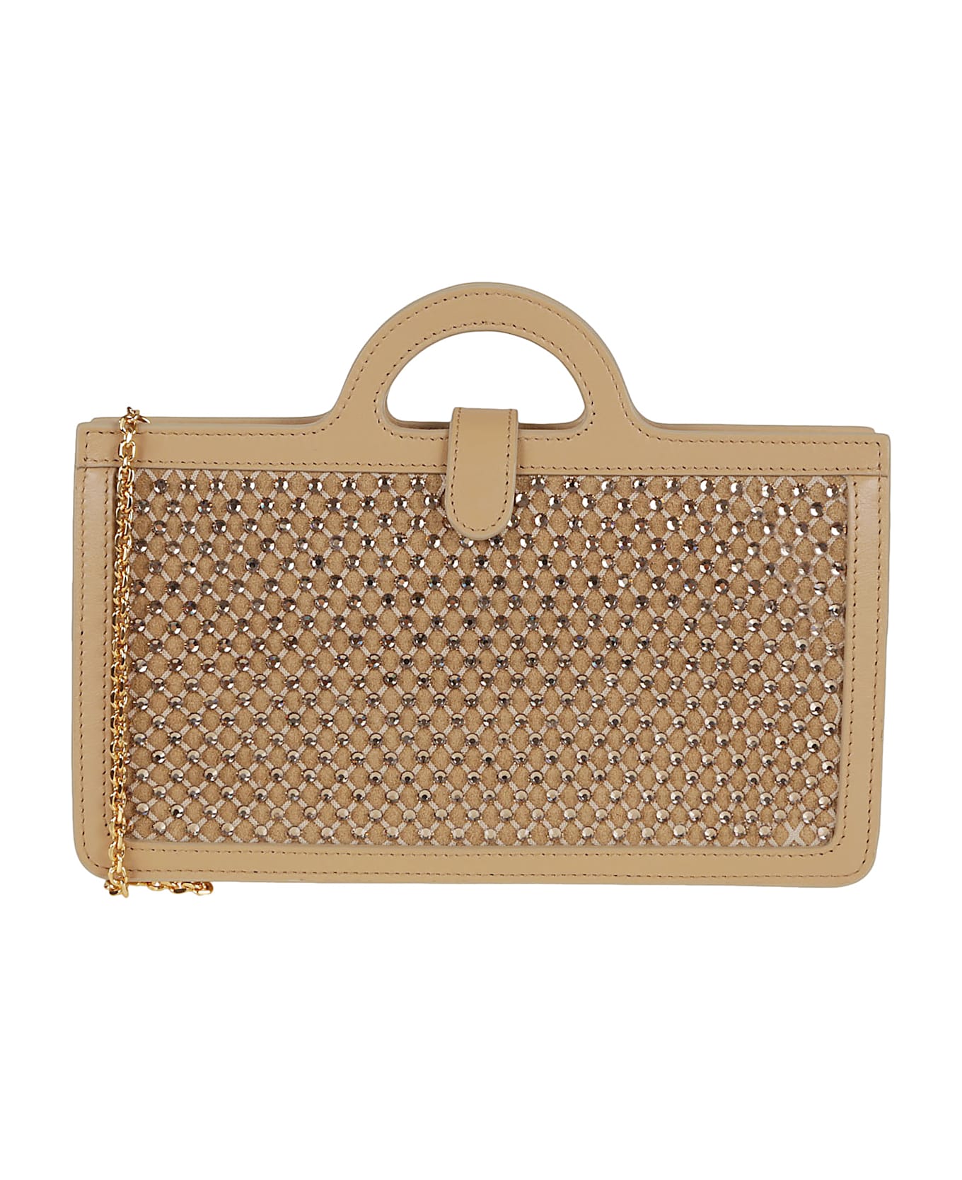 Marni Wallet On A Chain - Camel