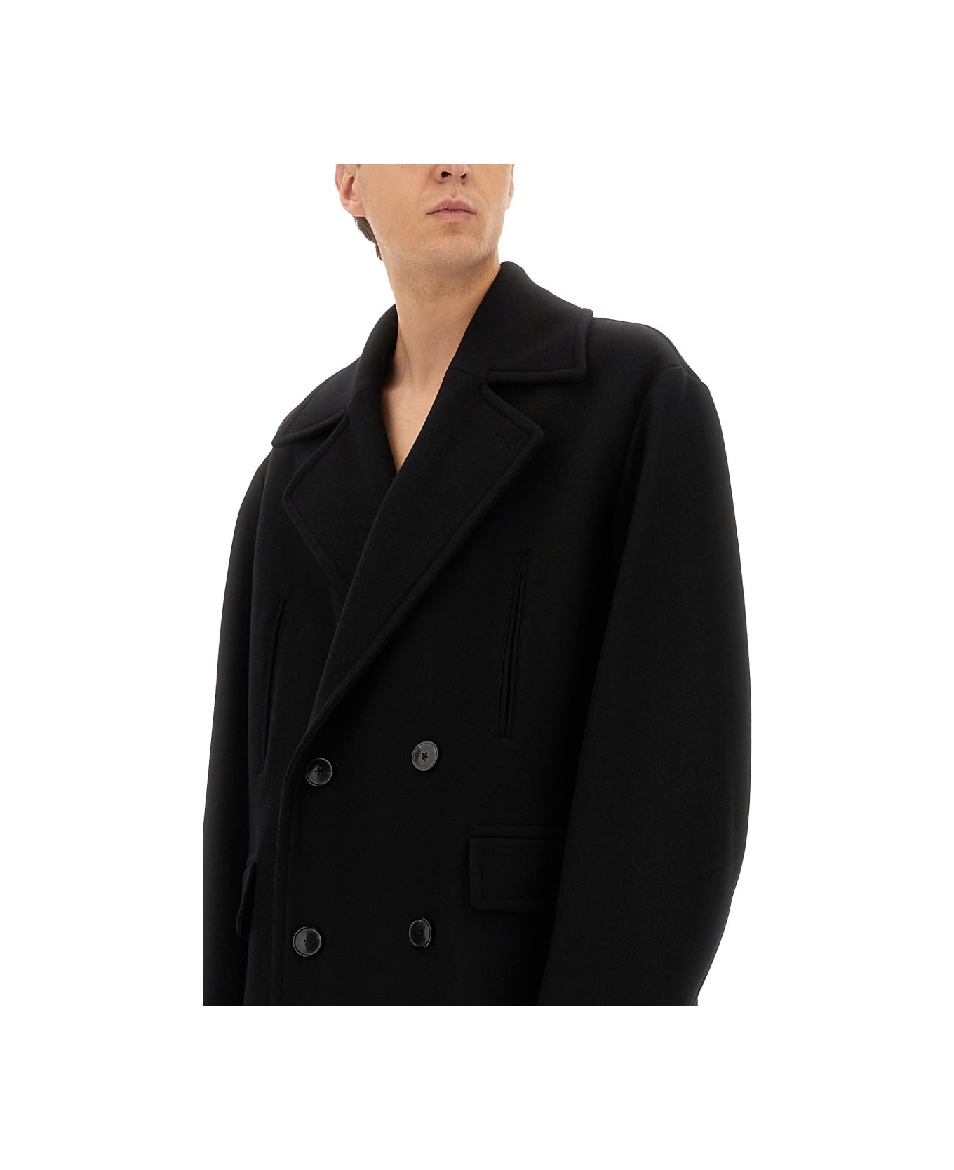 Dries Van Noten "racos" Coat - BLACK