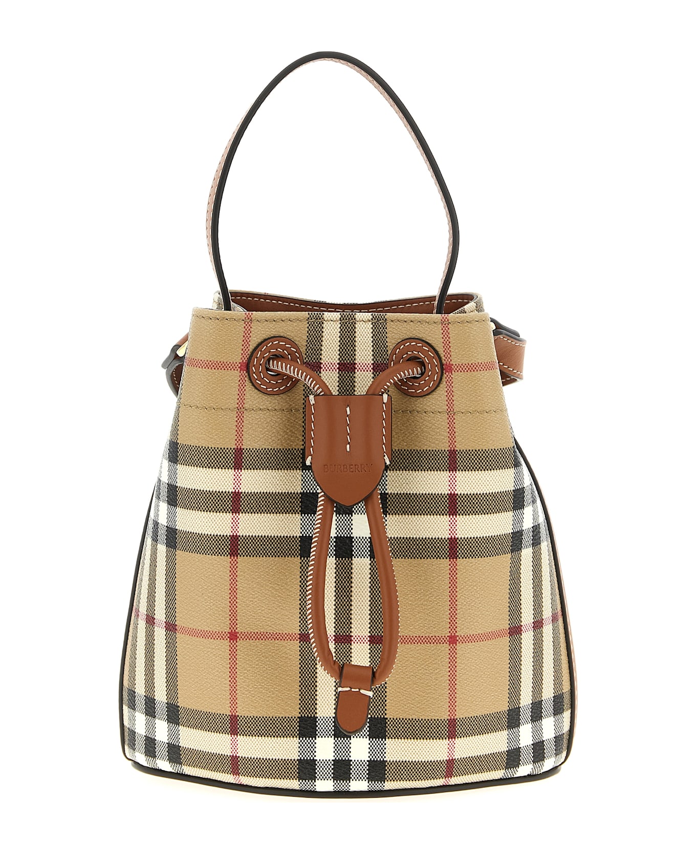 Burberry Check Bucket Bag - Multicolor