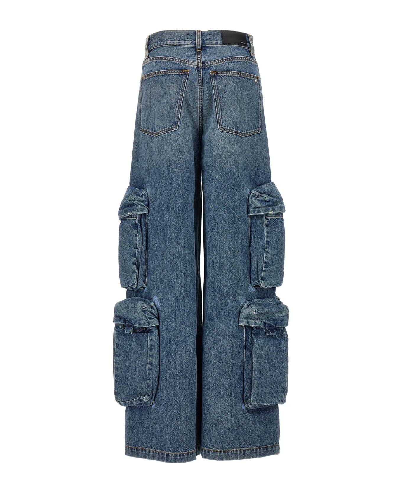AMIRI 'baggy Cargo' Jeans - Blue デニム