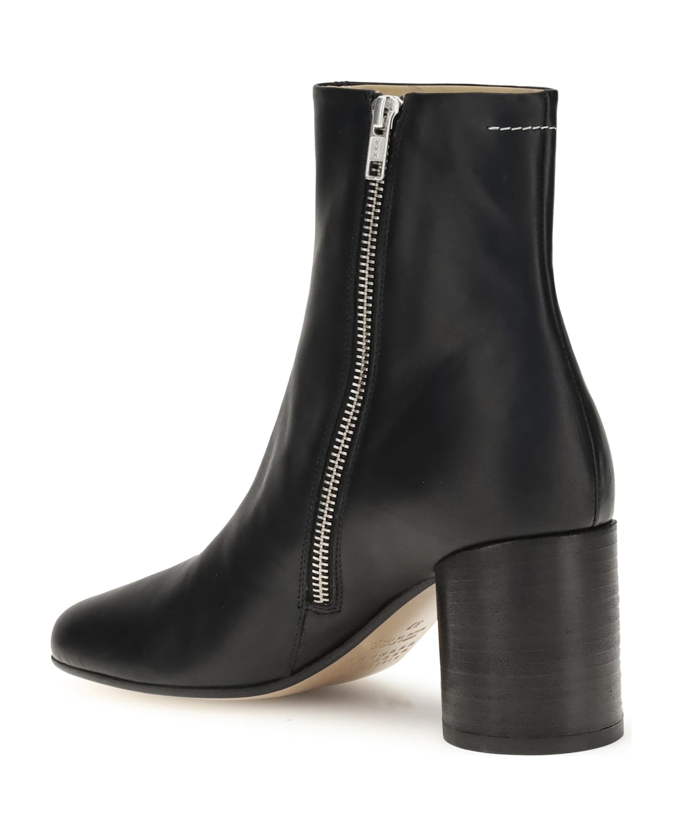 MM6 Maison Margiela Anatomical Ankle Boots - Black