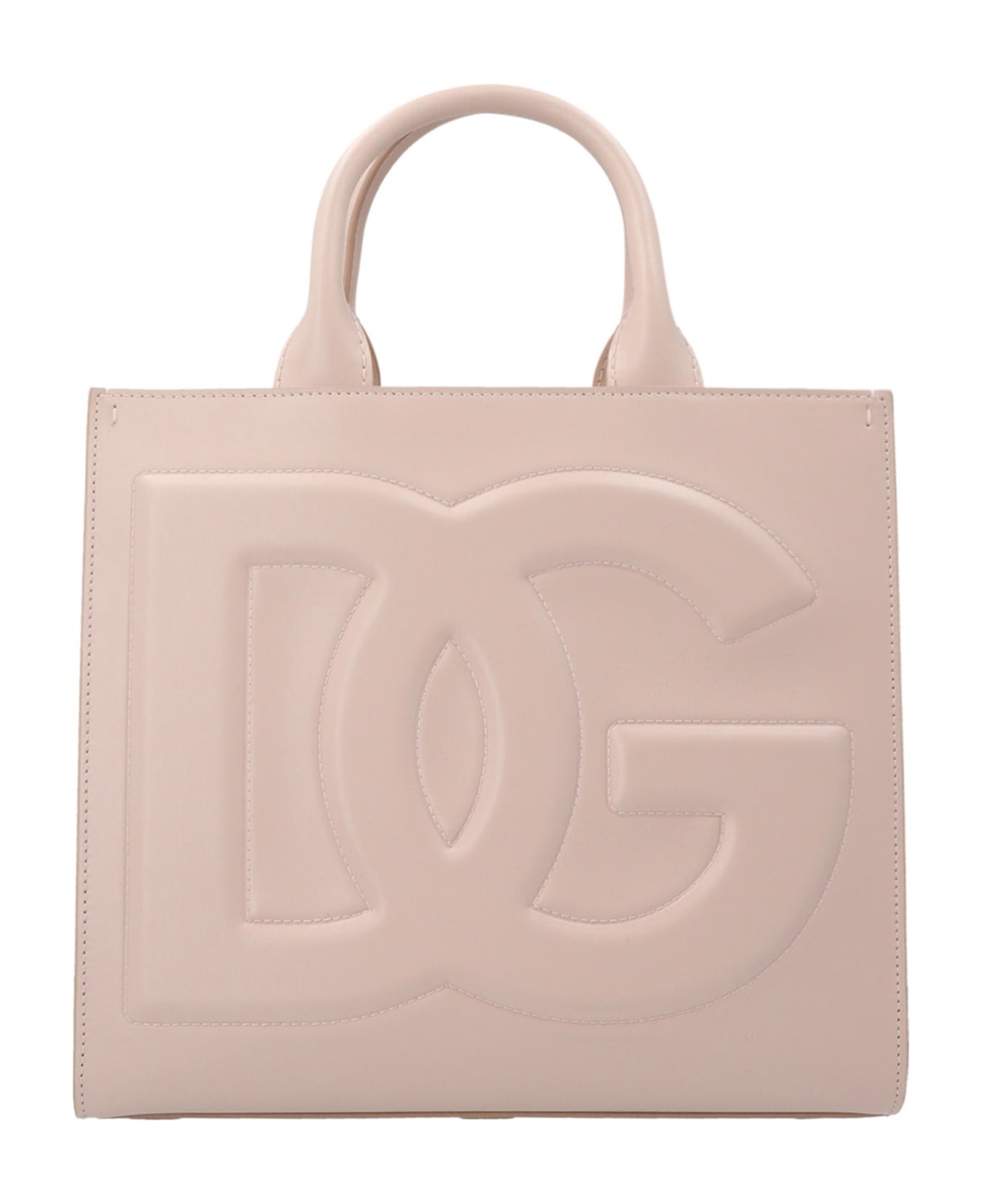 Dolce & Gabbana Dg Daily Leather Tote Bag - PINK
