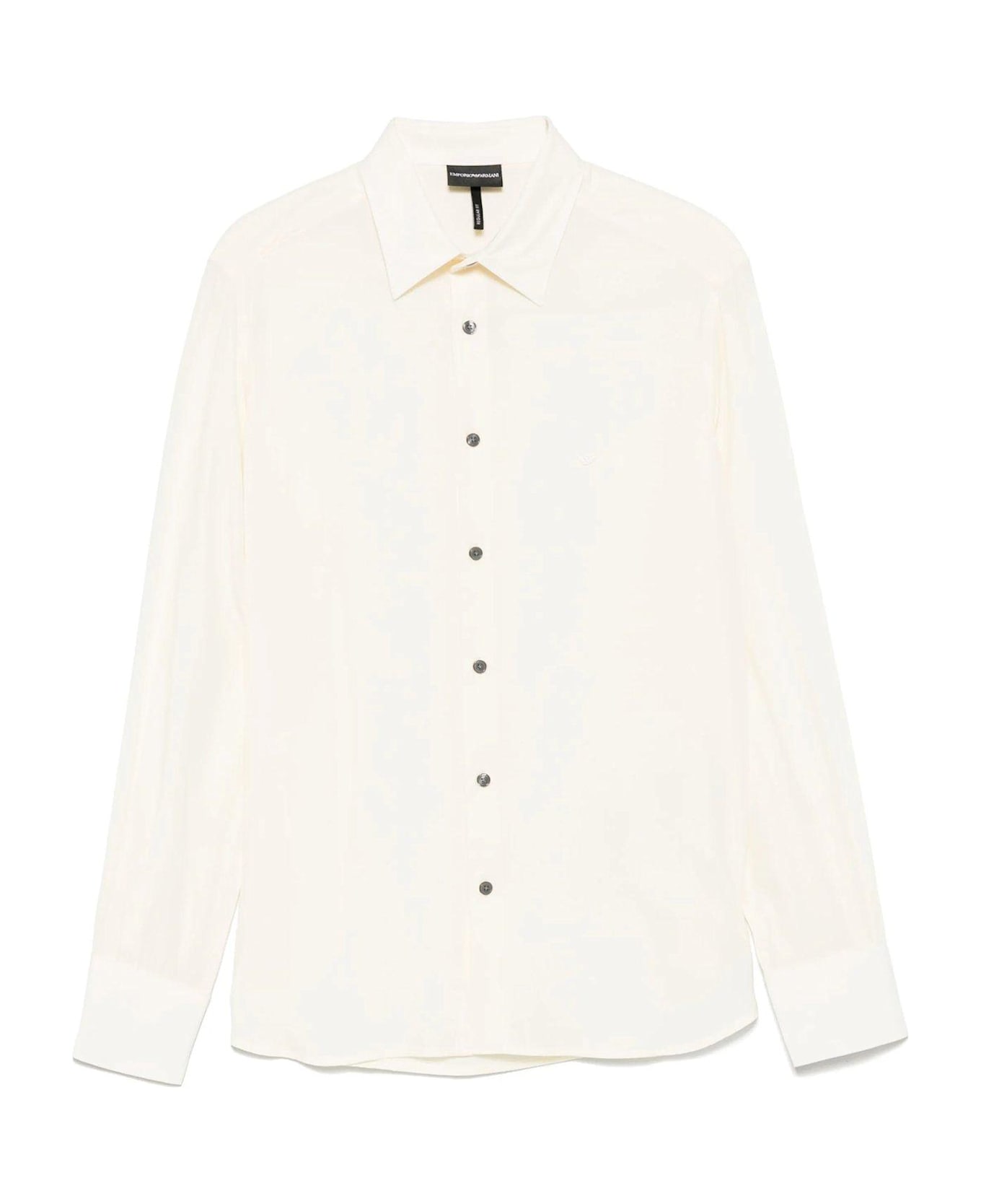 Emporio Armani Classic Button-down Shirt - Cream