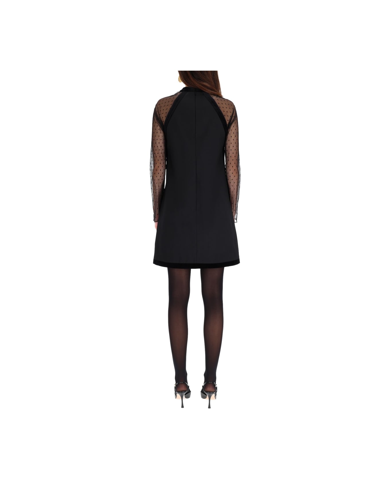 Nina Ricci Short Sleeveless Dress - BLACK