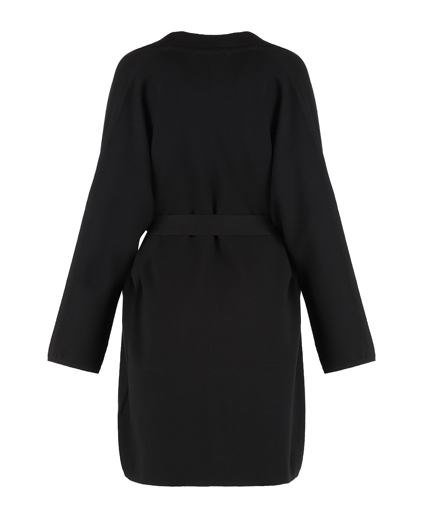 Max Mara Studio Jersey Coat - black