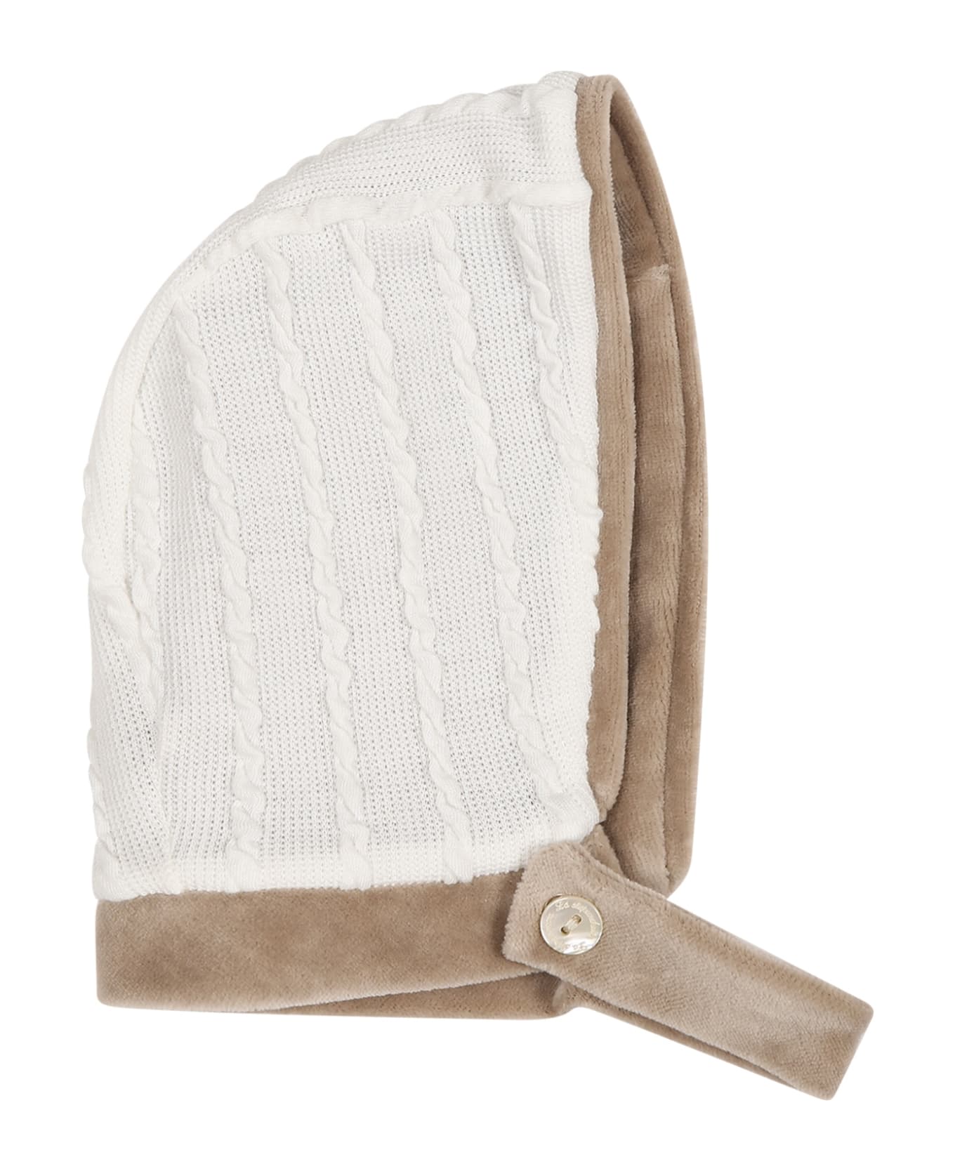 La stupenderia White Hat For Baby Girl - Ivory