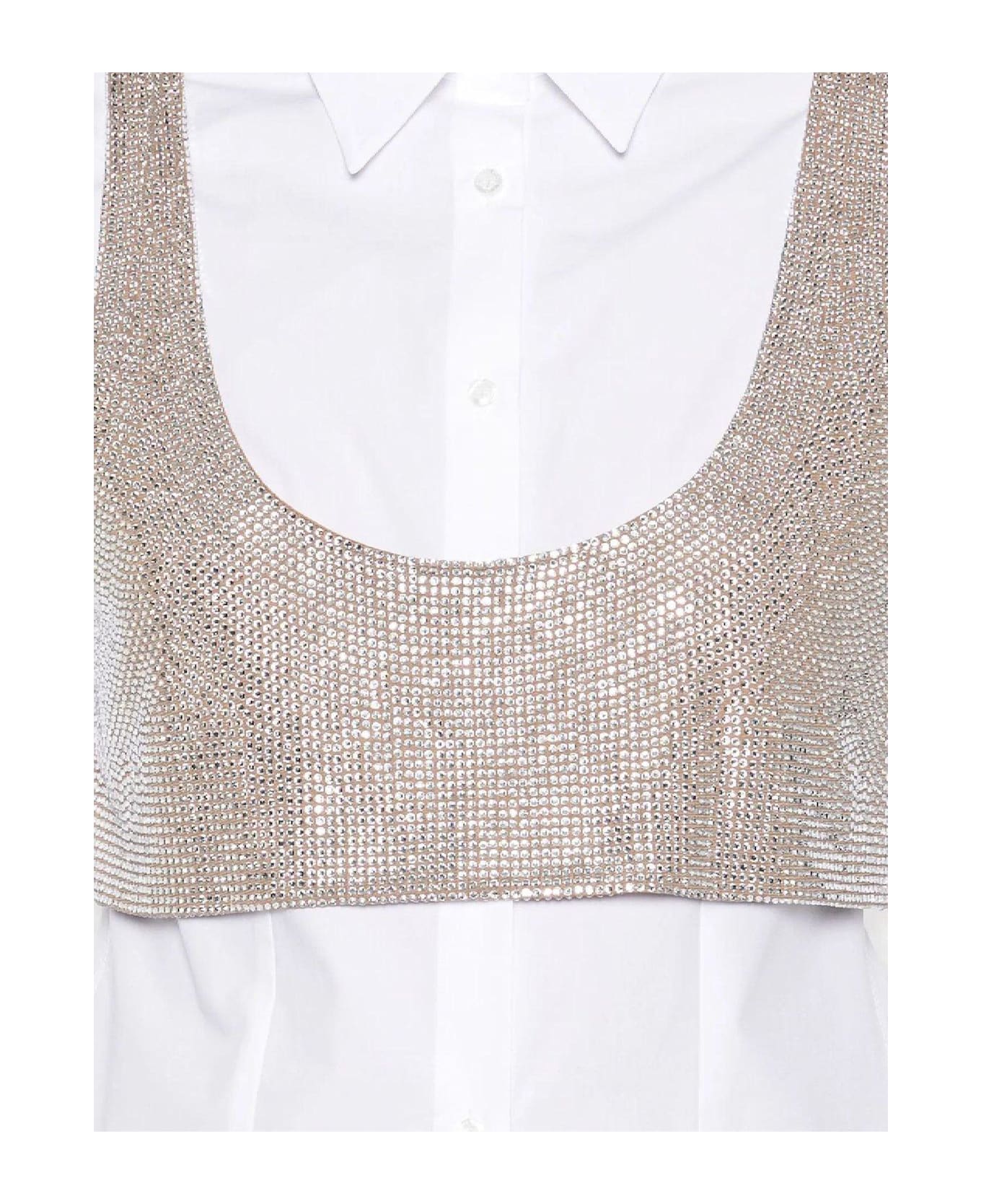 Giuseppe di Morabito Embellished Layered Top - Bianco