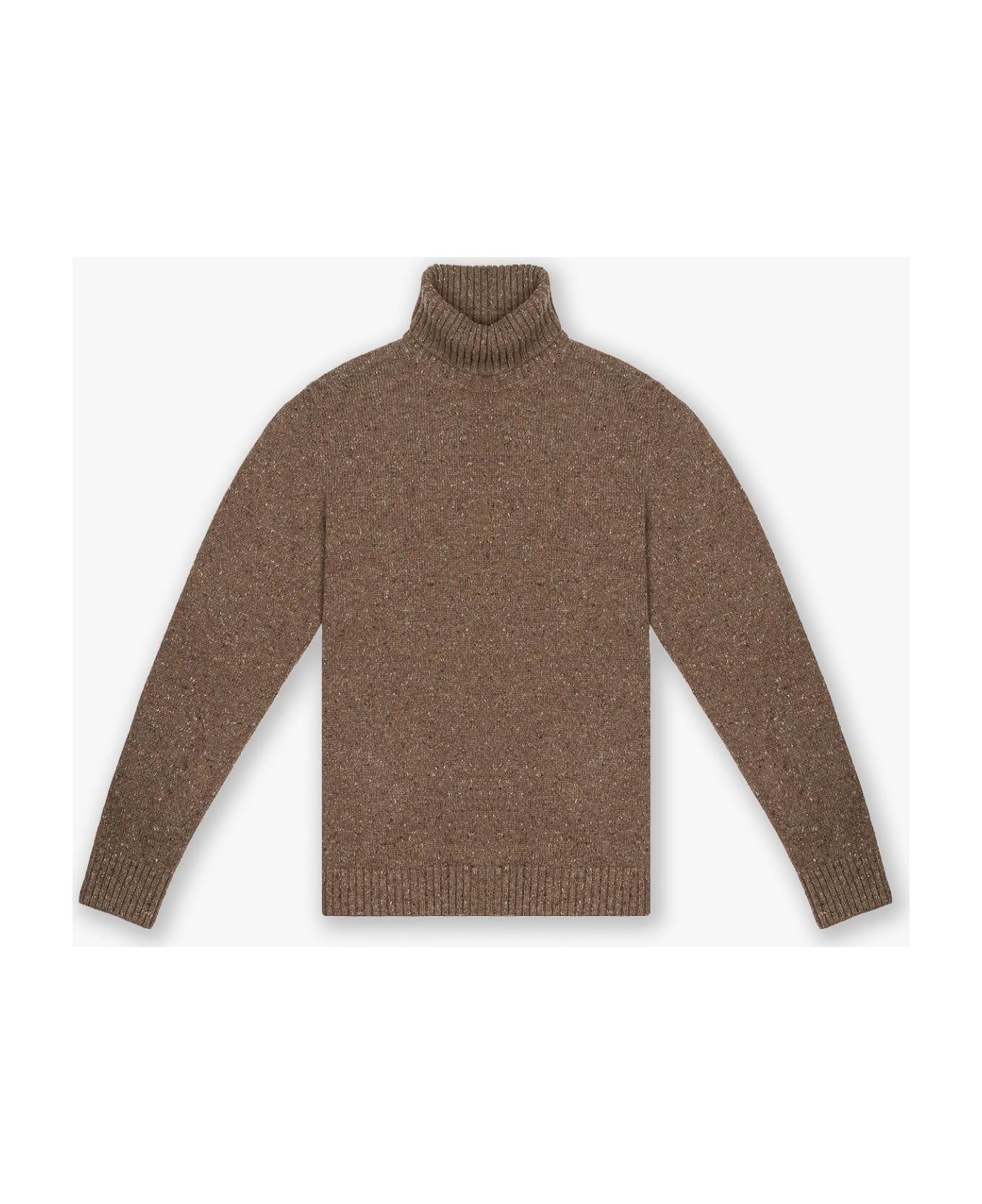 Larusmiani Turtleneck Sweater 'diablerets' Sweater - Brown